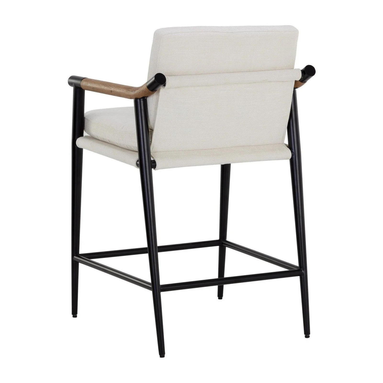 Sunpan Meadow Counter Stool - Heather Ivory Tweed Clearance - Image 3