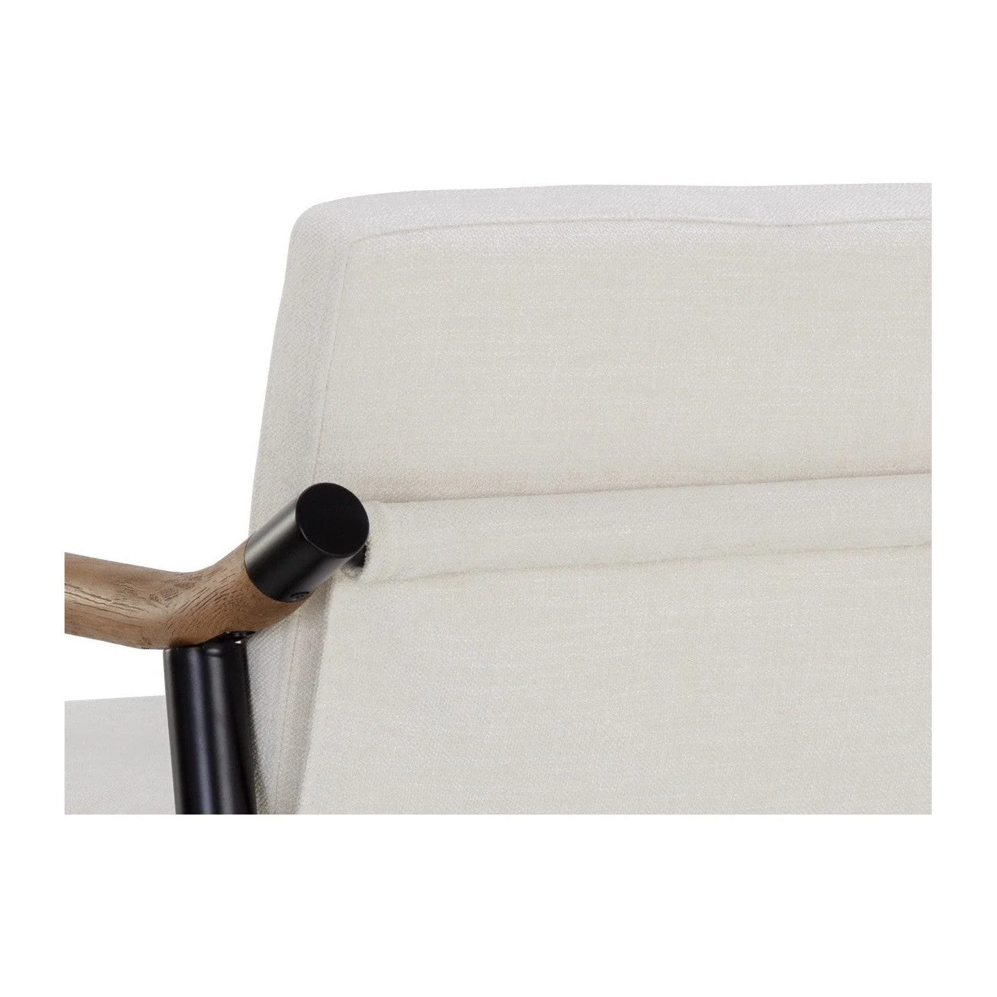 Sunpan Meadow Counter Stool - Heather Ivory Tweed Clearance - Image 4