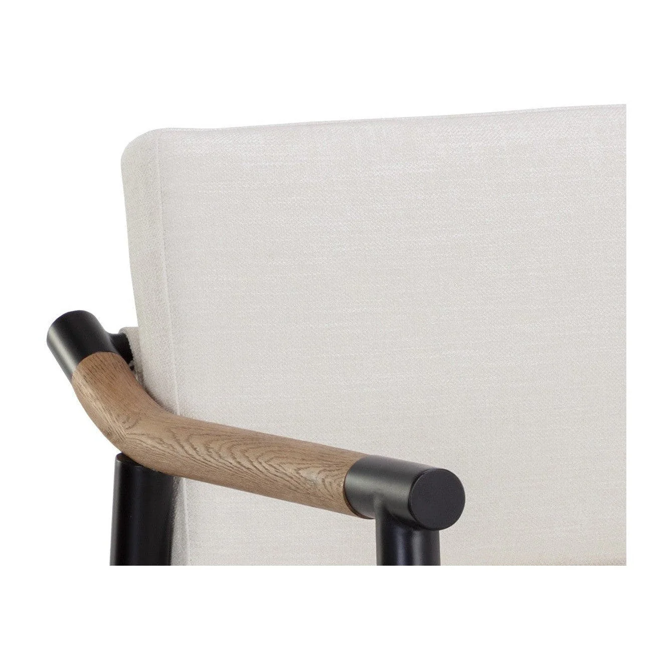 Sunpan Meadow Counter Stool - Heather Ivory Tweed Clearance - Image 6