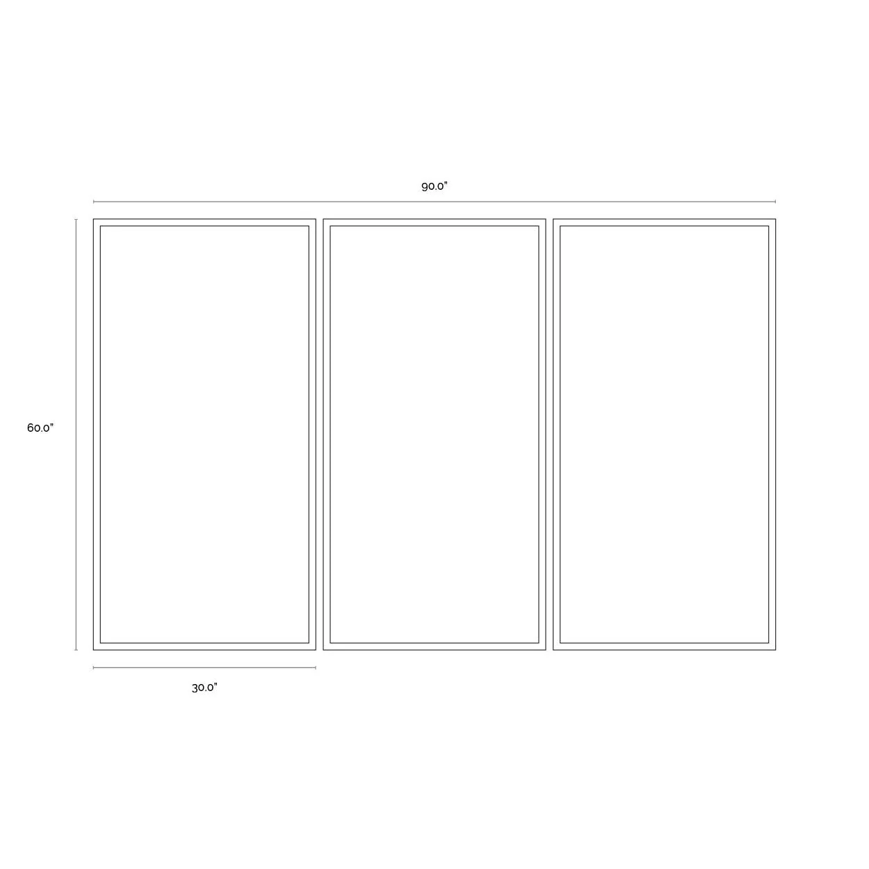 Sunpan Meditation Silver Floater Frame - Set of 3 - Image 8