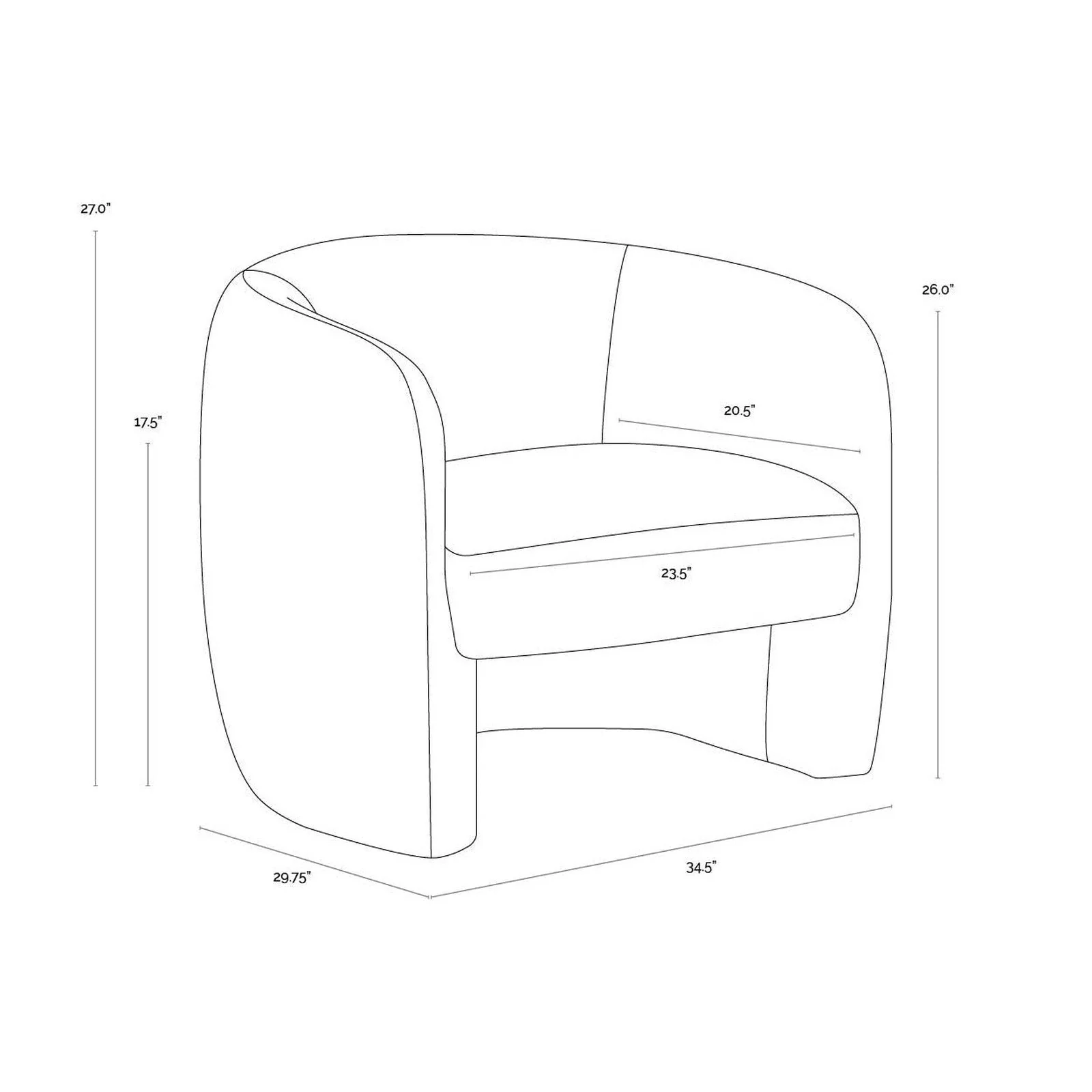 Sunpan Mircea Lounge Chair - Image 10