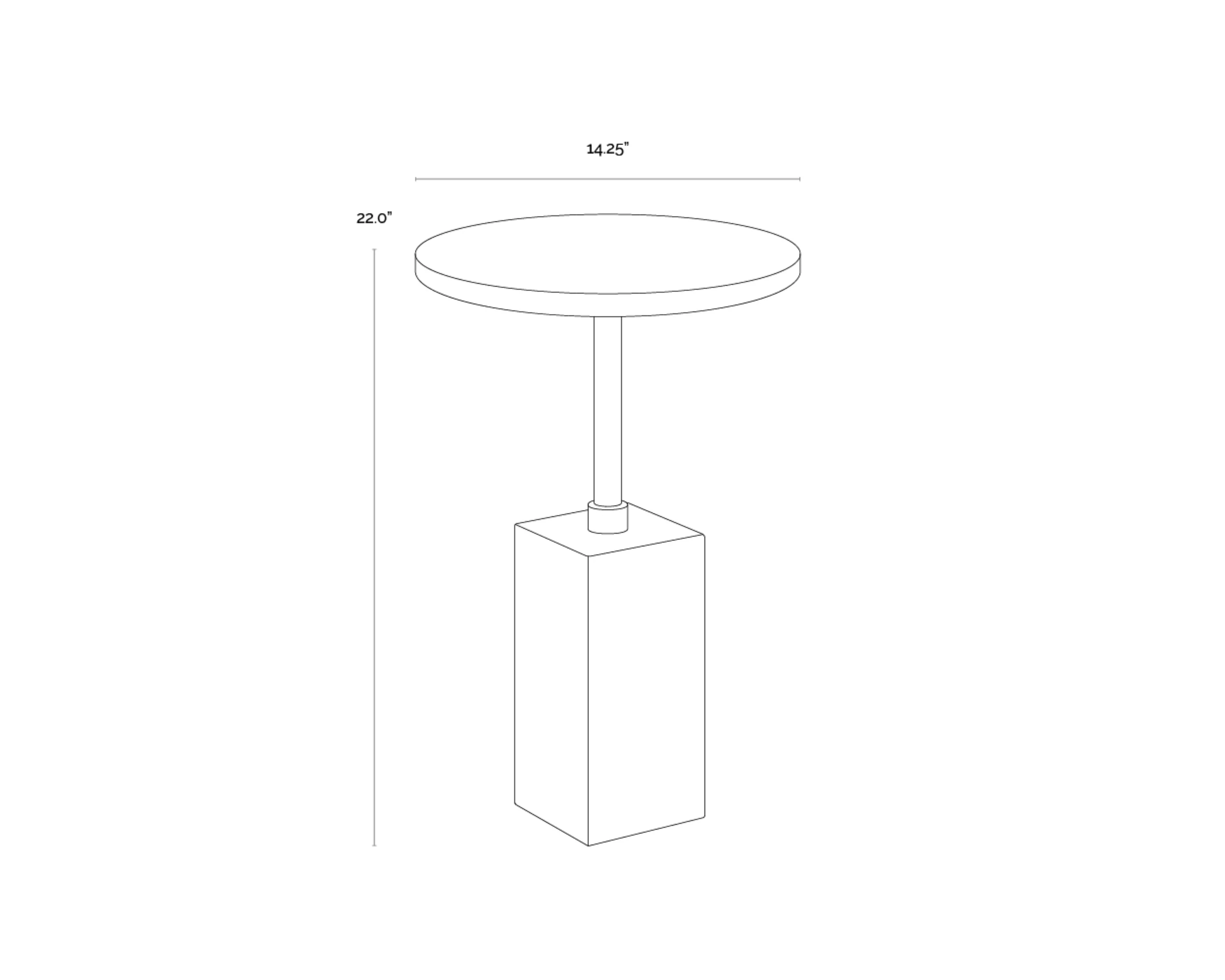 Sunpan Mizani End Table - Image 11
