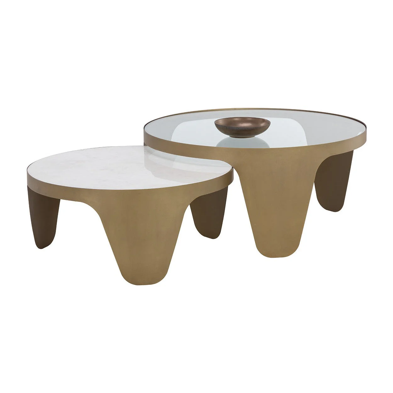Sunpan Mysaria Nesting Coffee Tables - Set of 2 - Image 5