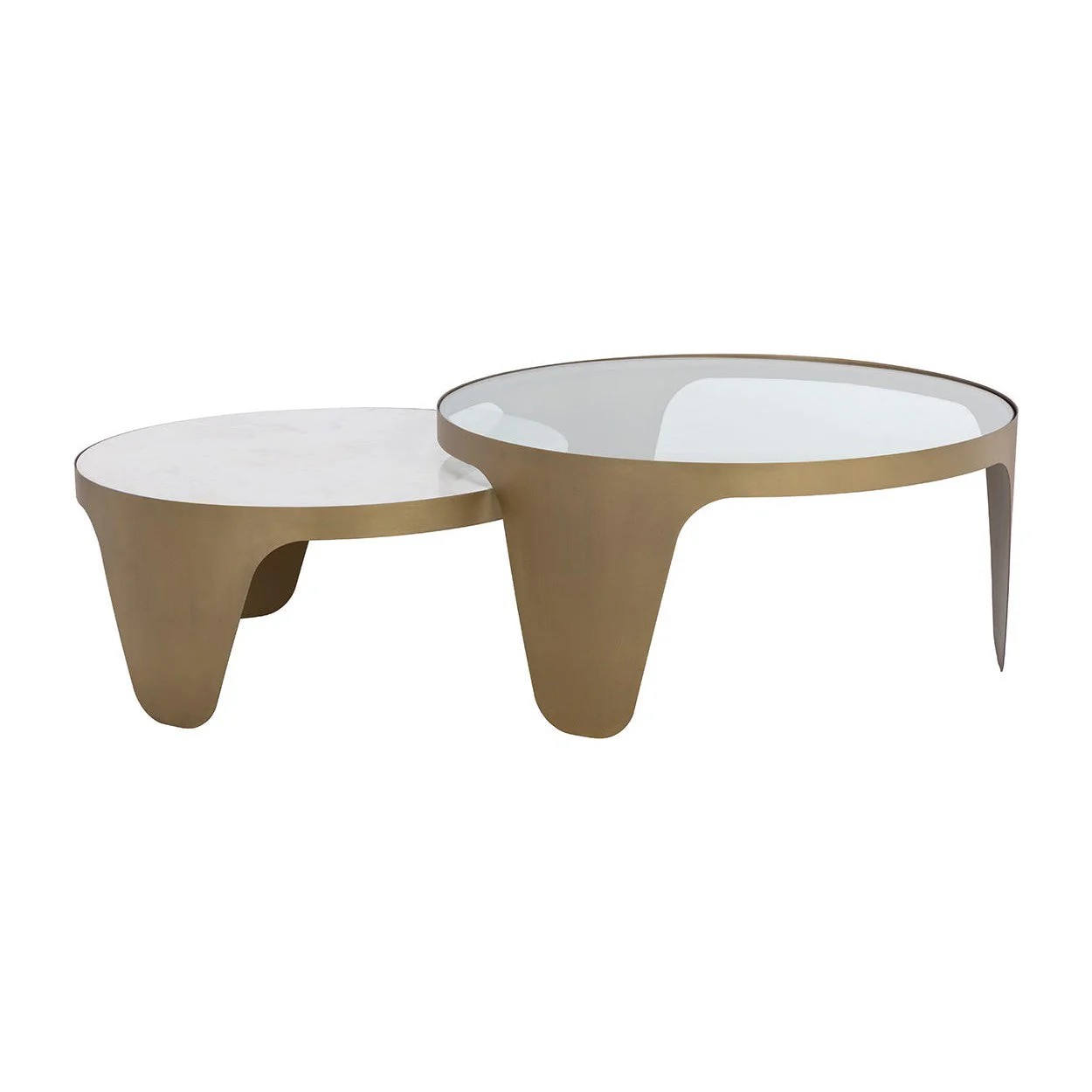 Sunpan Mysaria Nesting Coffee Tables - Set of 2 - Image 6