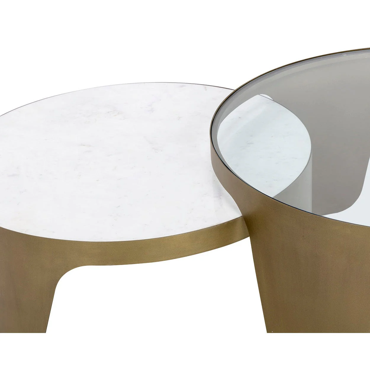 Sunpan Mysaria Nesting Coffee Tables - Set of 2 - Image 7