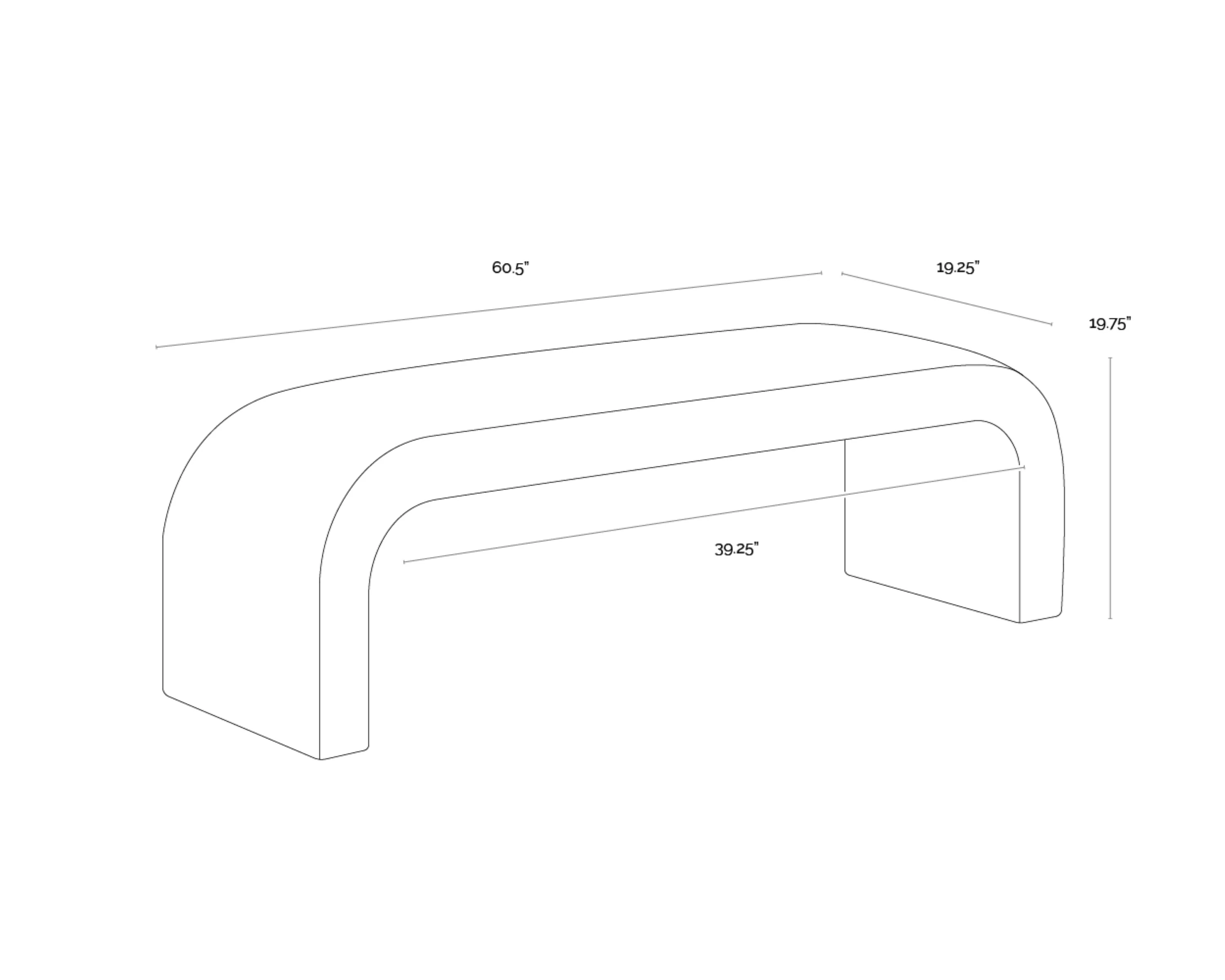 Sunpan Nahara Bench - Image 14