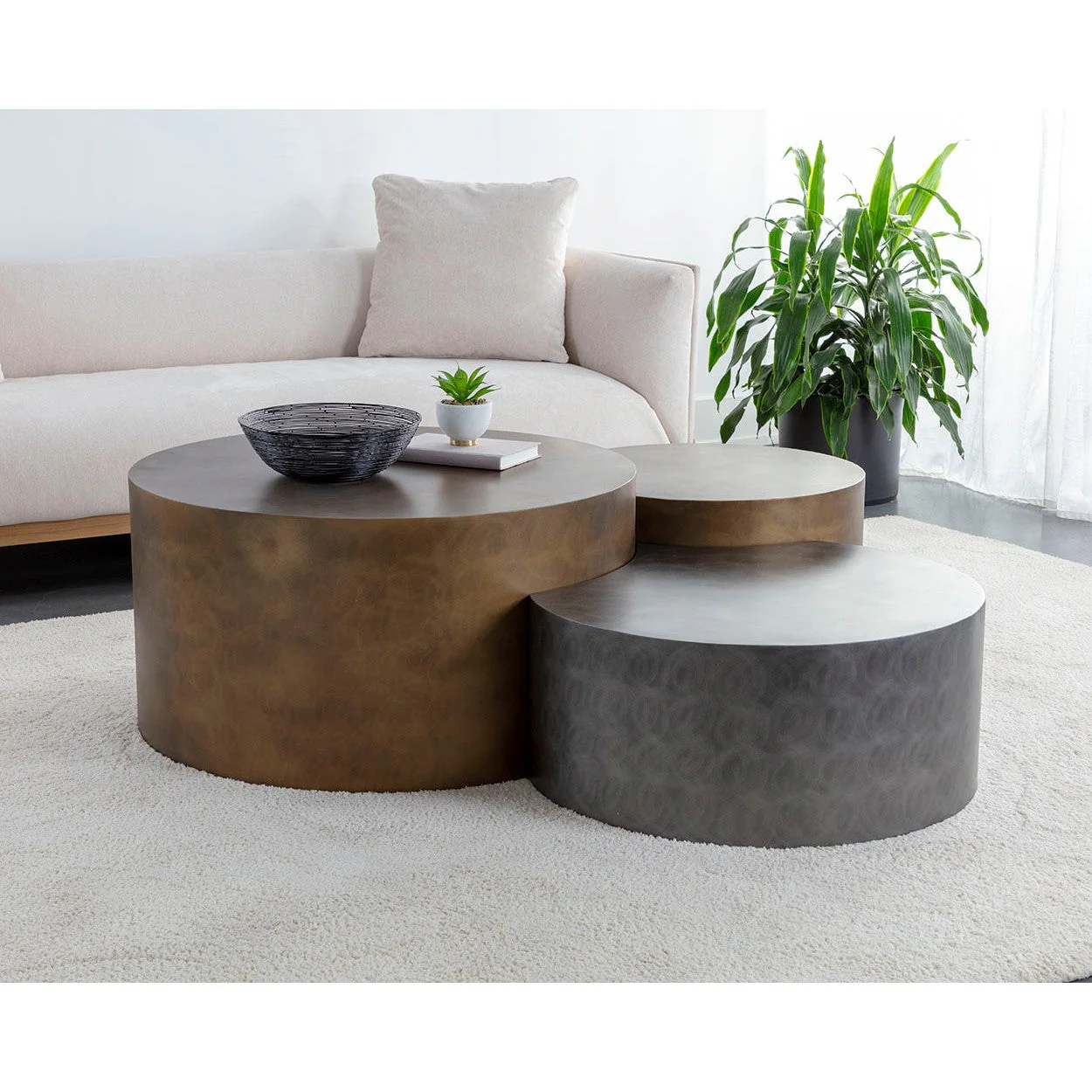 Sunpan Neo Coffee Tables - Set of 3 - Image 2