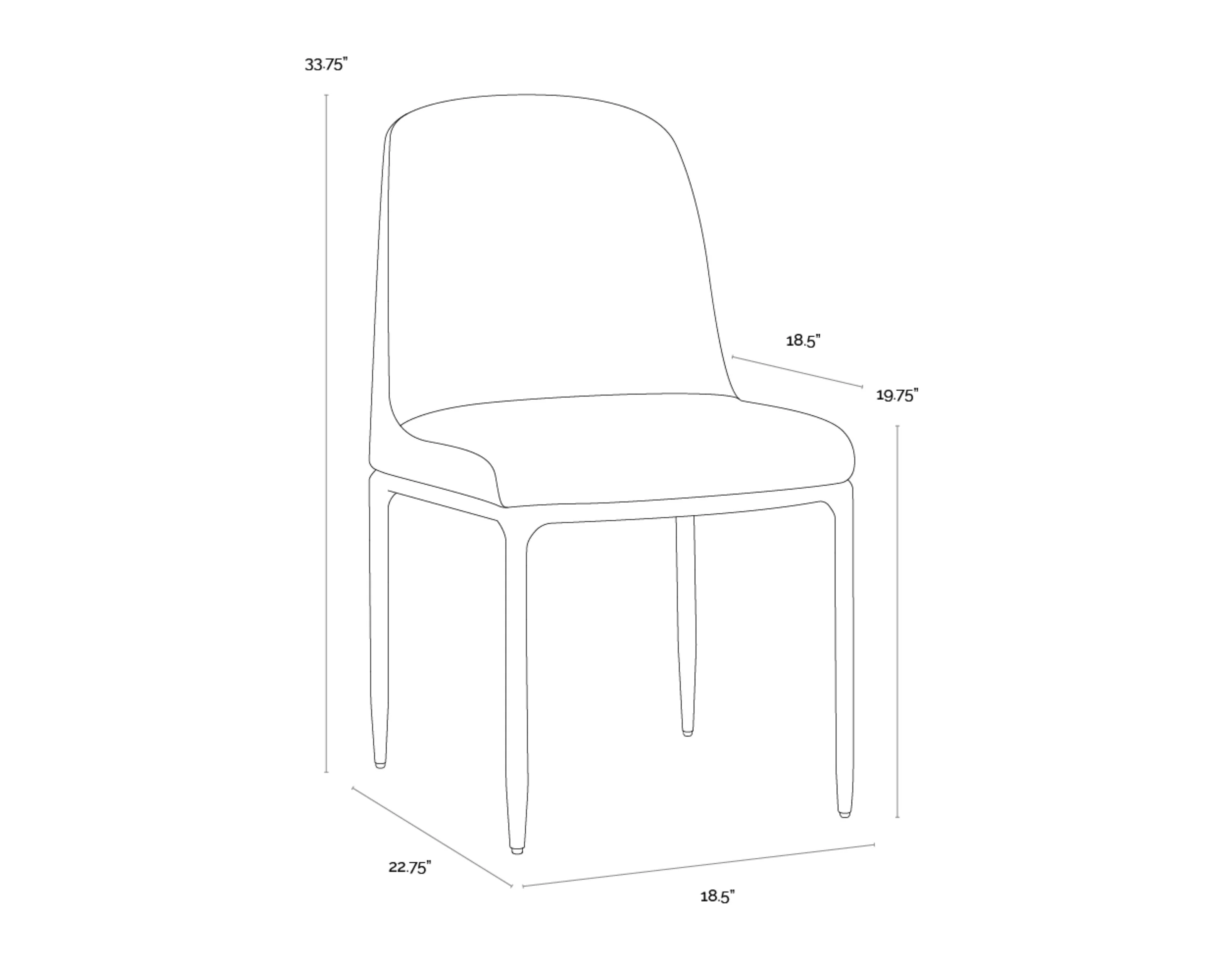 Sunpan Nestor Dining Chair - Set of 2 - Image 11