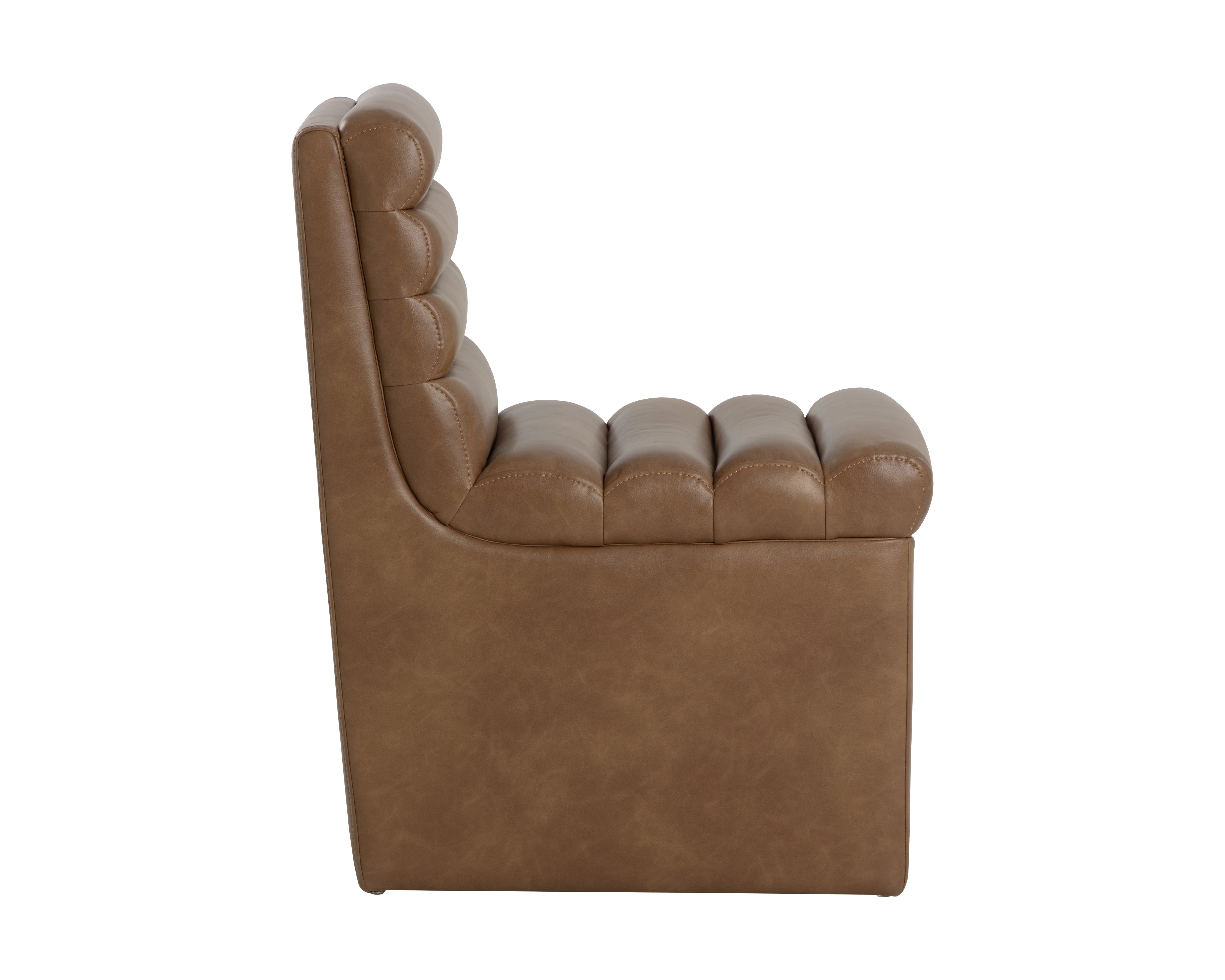 Sunpan Norm Wheeled Dining Chair - Image 5