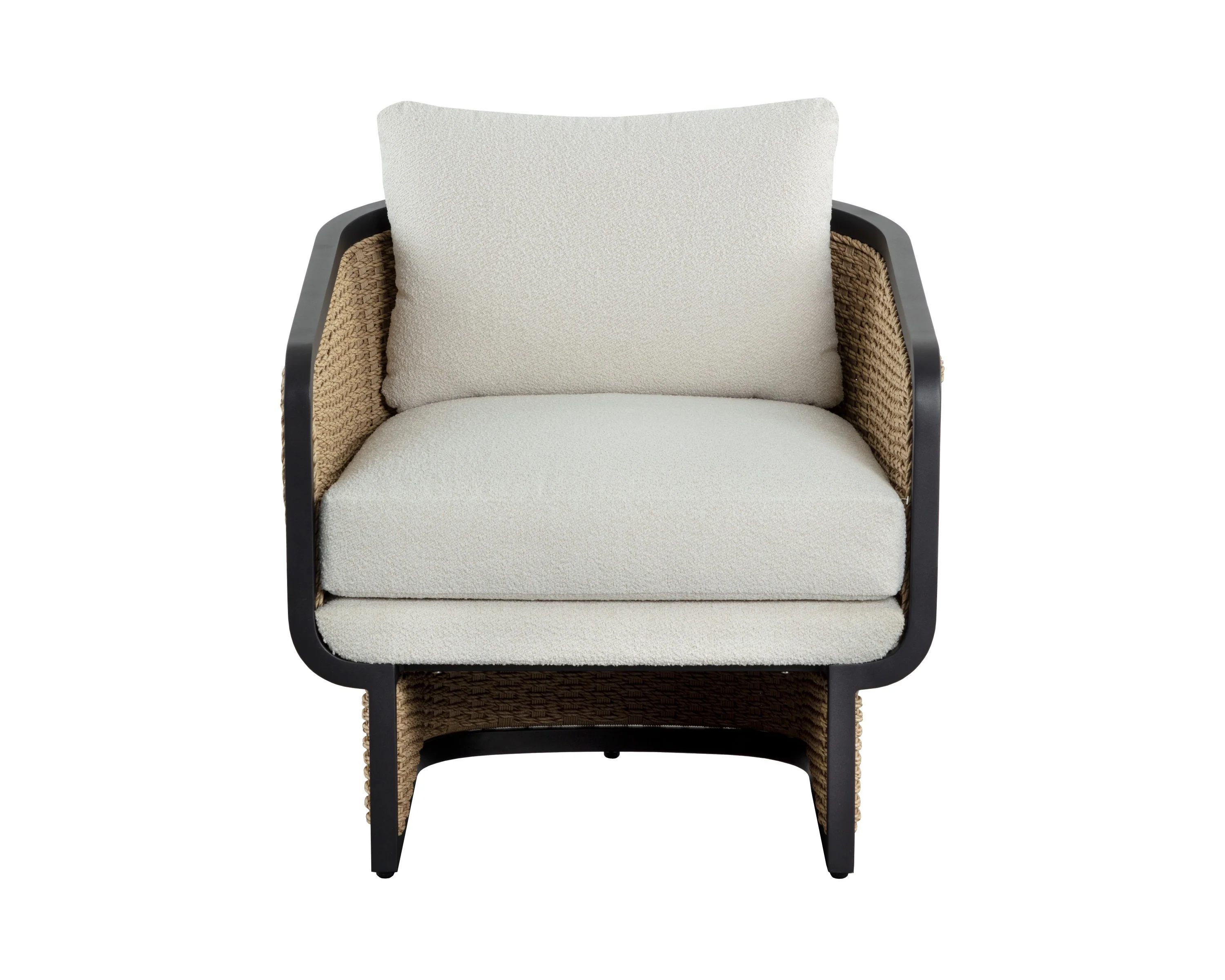 Sunpan Olbia Lounge Chair - Louis Cream - Image 3
