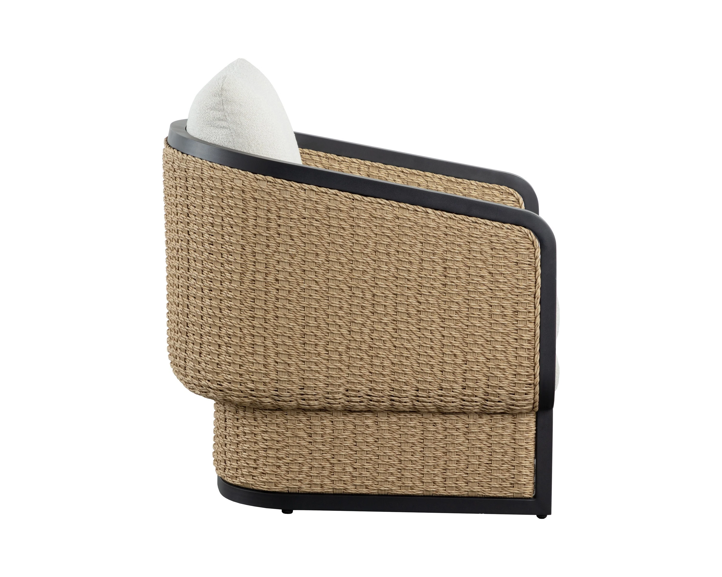 Sunpan Olbia Lounge Chair - Louis Cream - Image 4