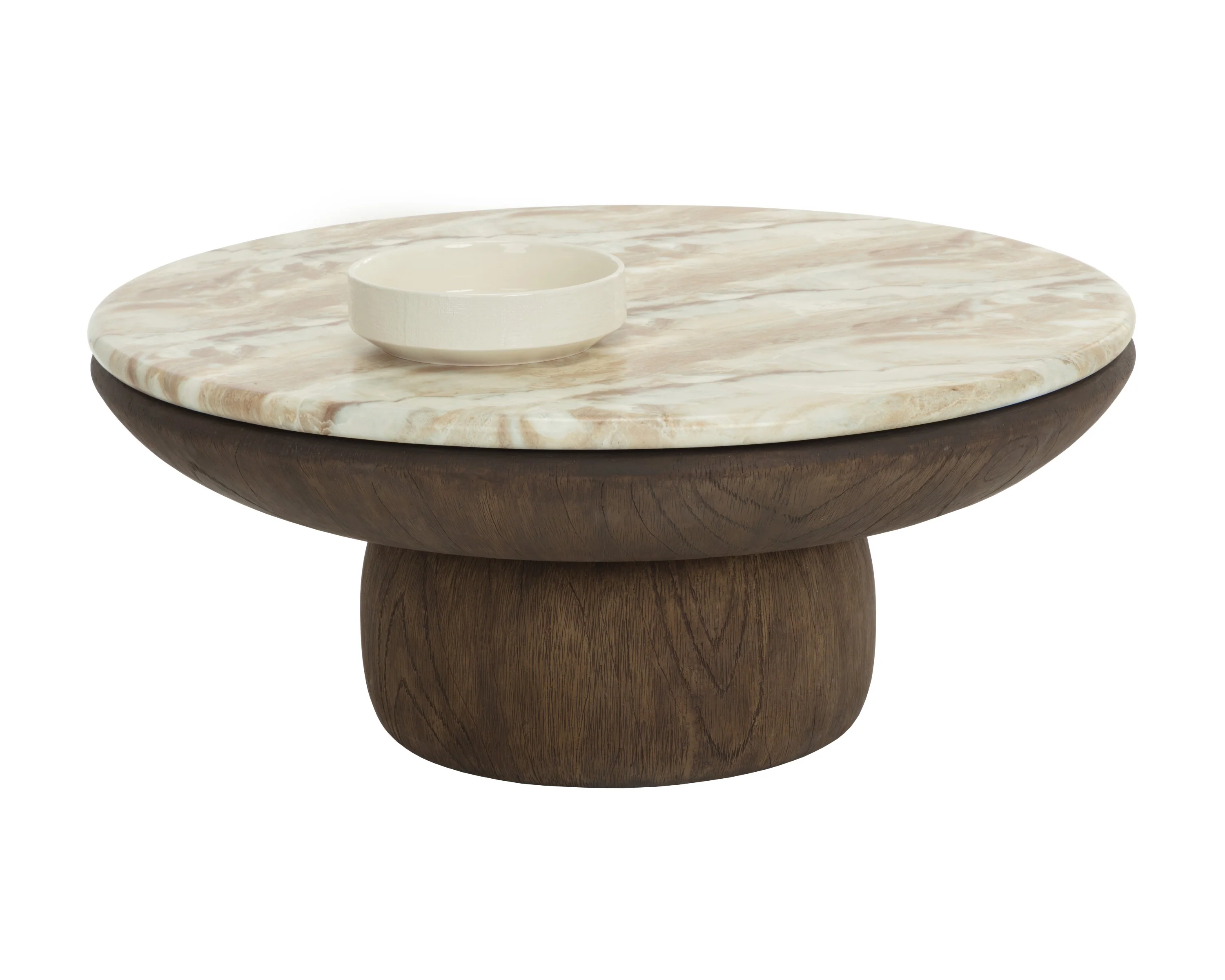 Sunpan Orula Coffee Table - Marble Look - Macchiato