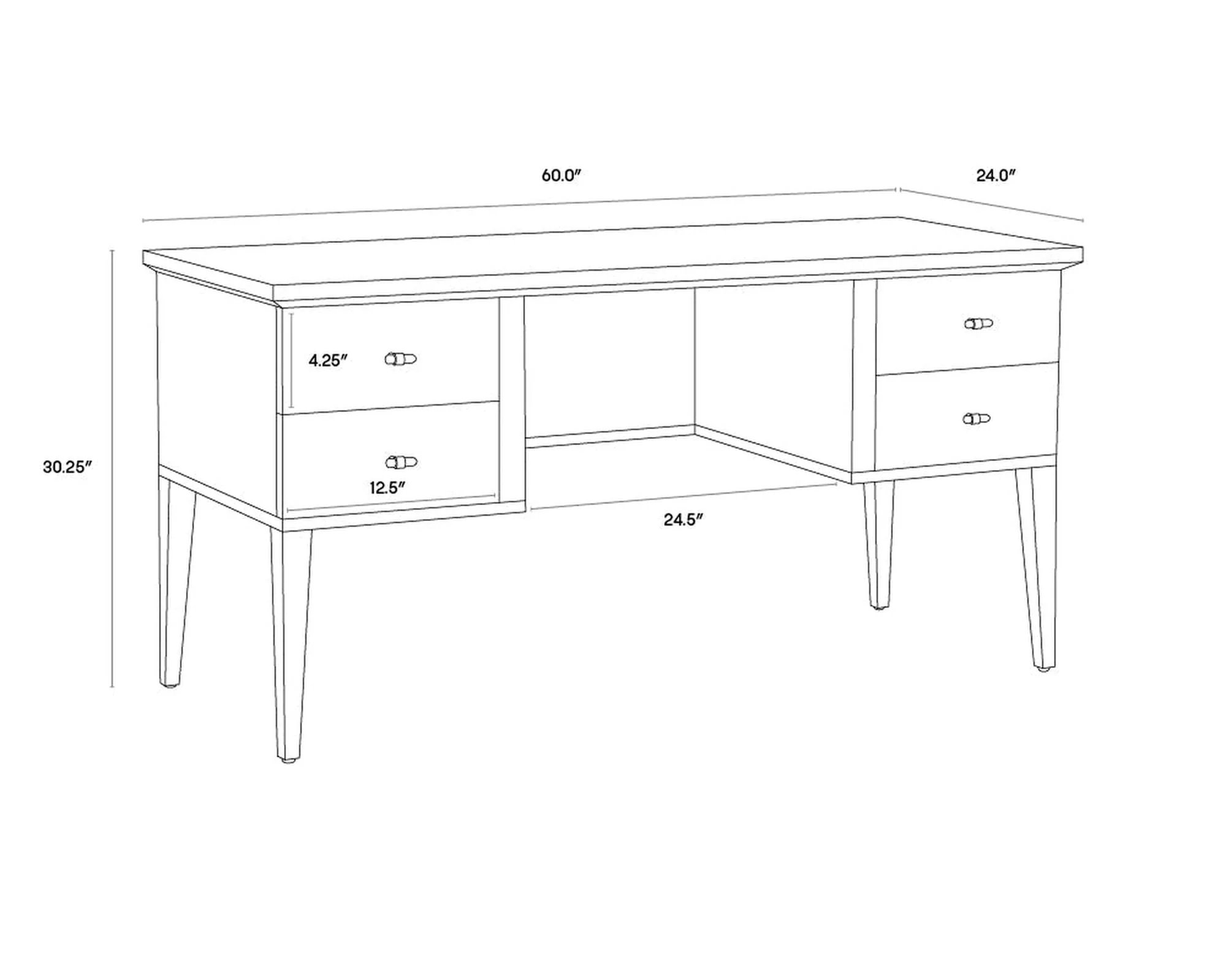 Sunpan Pattinson Desk - Image 7