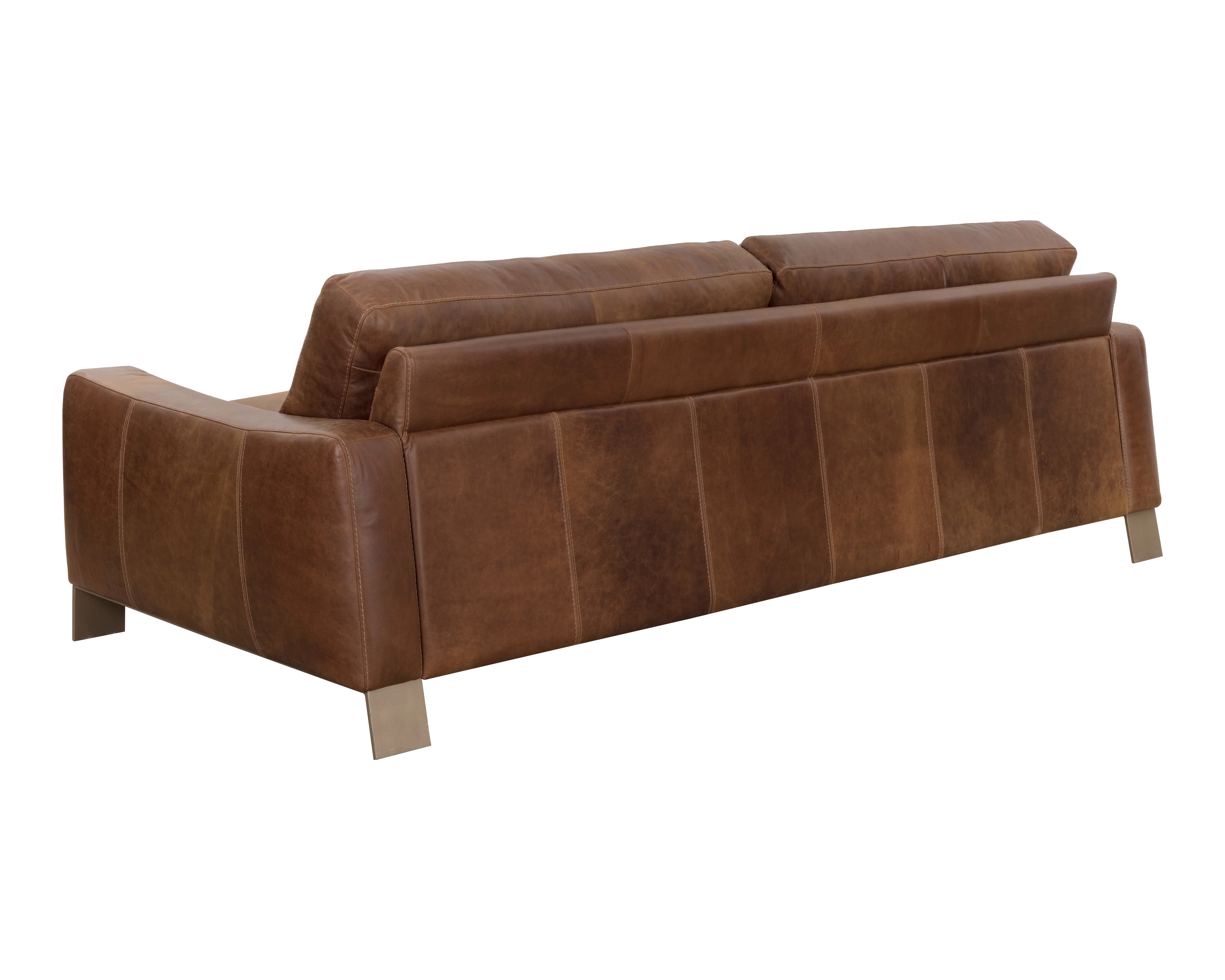 Sunpan Rafael Sofa - Lucia Tobacco Leather - Image 3