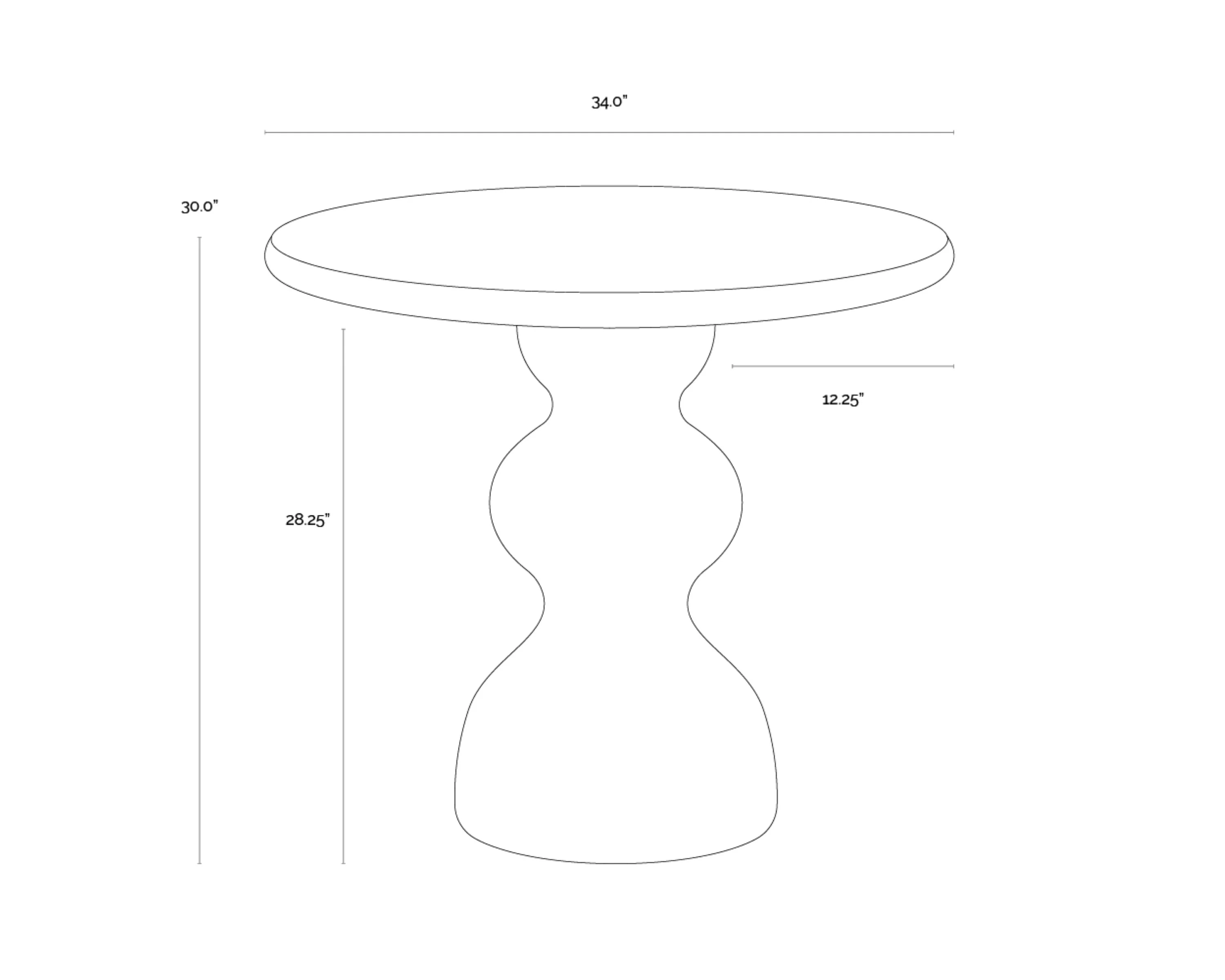 Sunpan Raul Bistro Table - Image 9