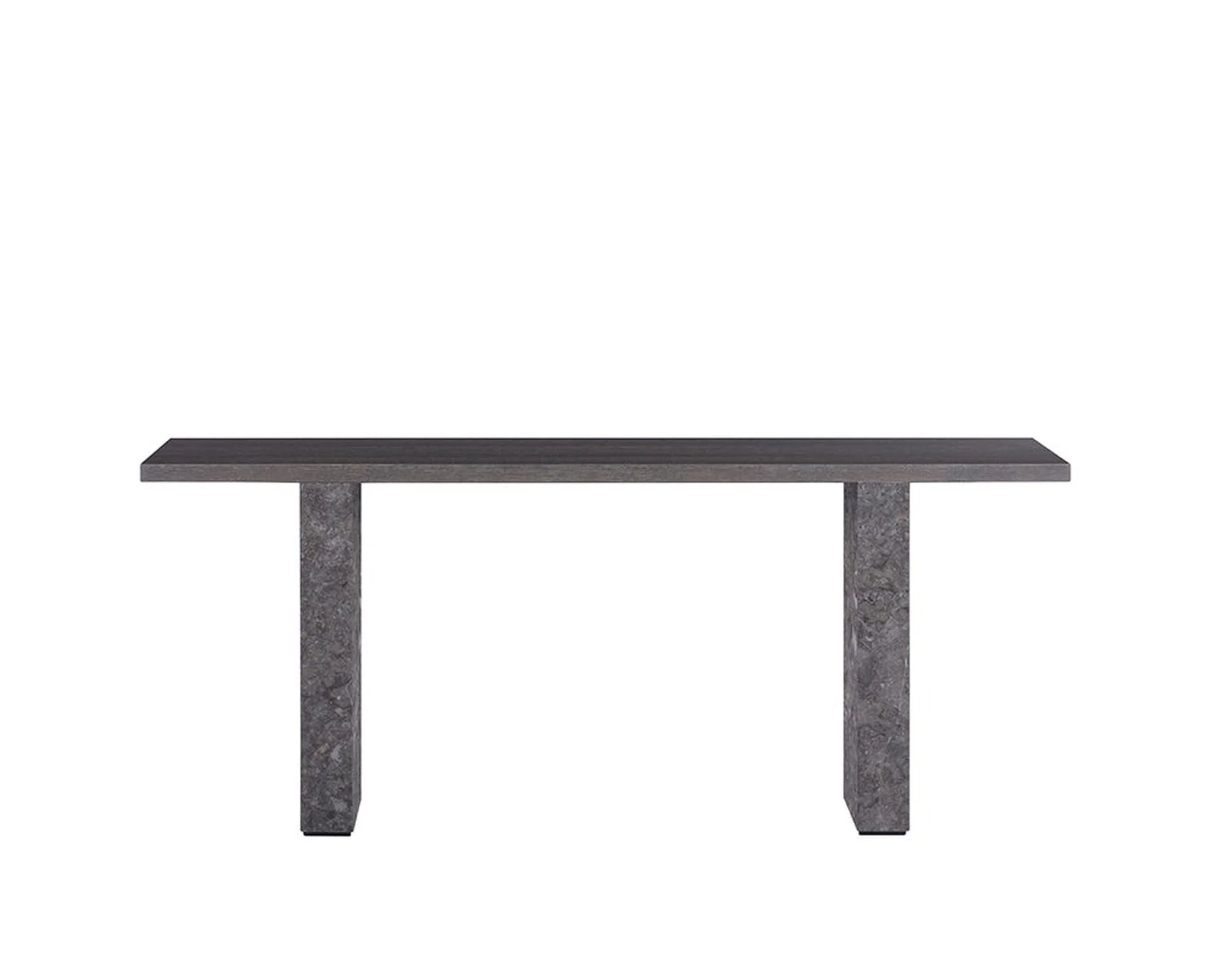 Sunpan Rebel Console Table - Grey Marble/Charcoal Grey - Image 2
