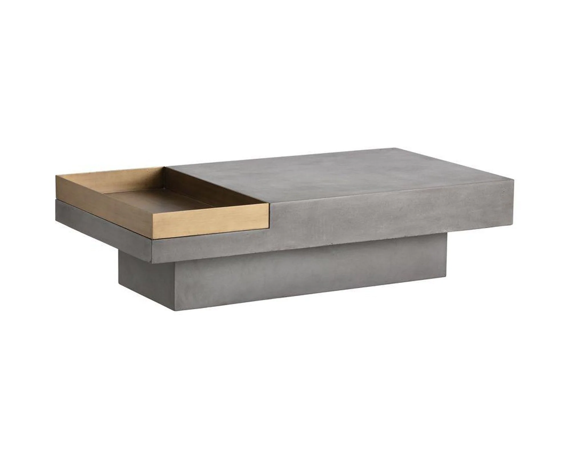 Sunpan Rectangular Quill Coffee Table Clearance - Image 2