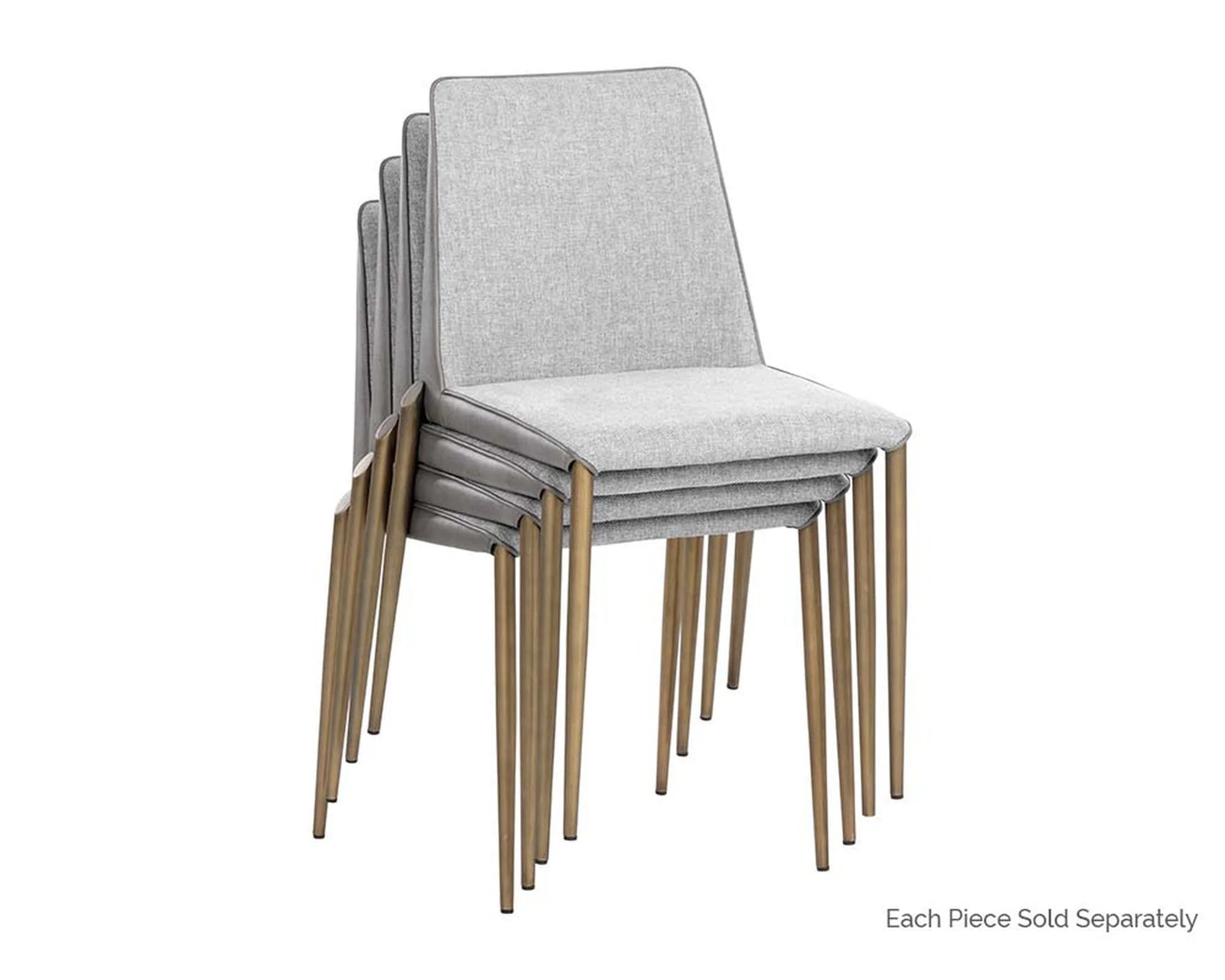 Sunpan Renee Stackable Dining Chair - Set of 2 - Image 4