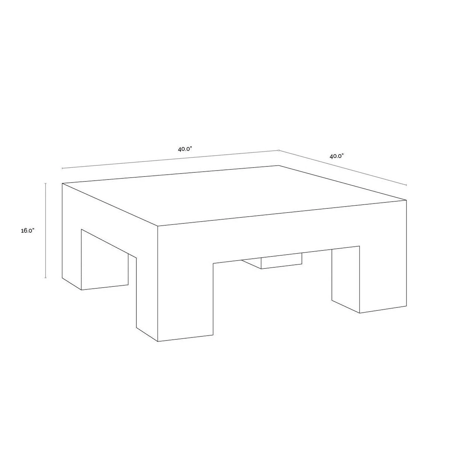 Sunpan Renley Coffee Table - Image 8