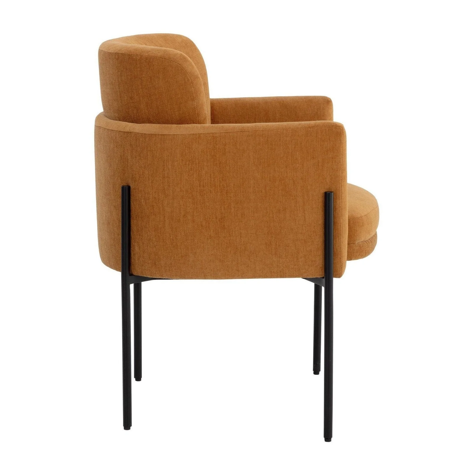 Sunpan Richie Dining Armchair - Black - Danny Amber Clearance - Image 3