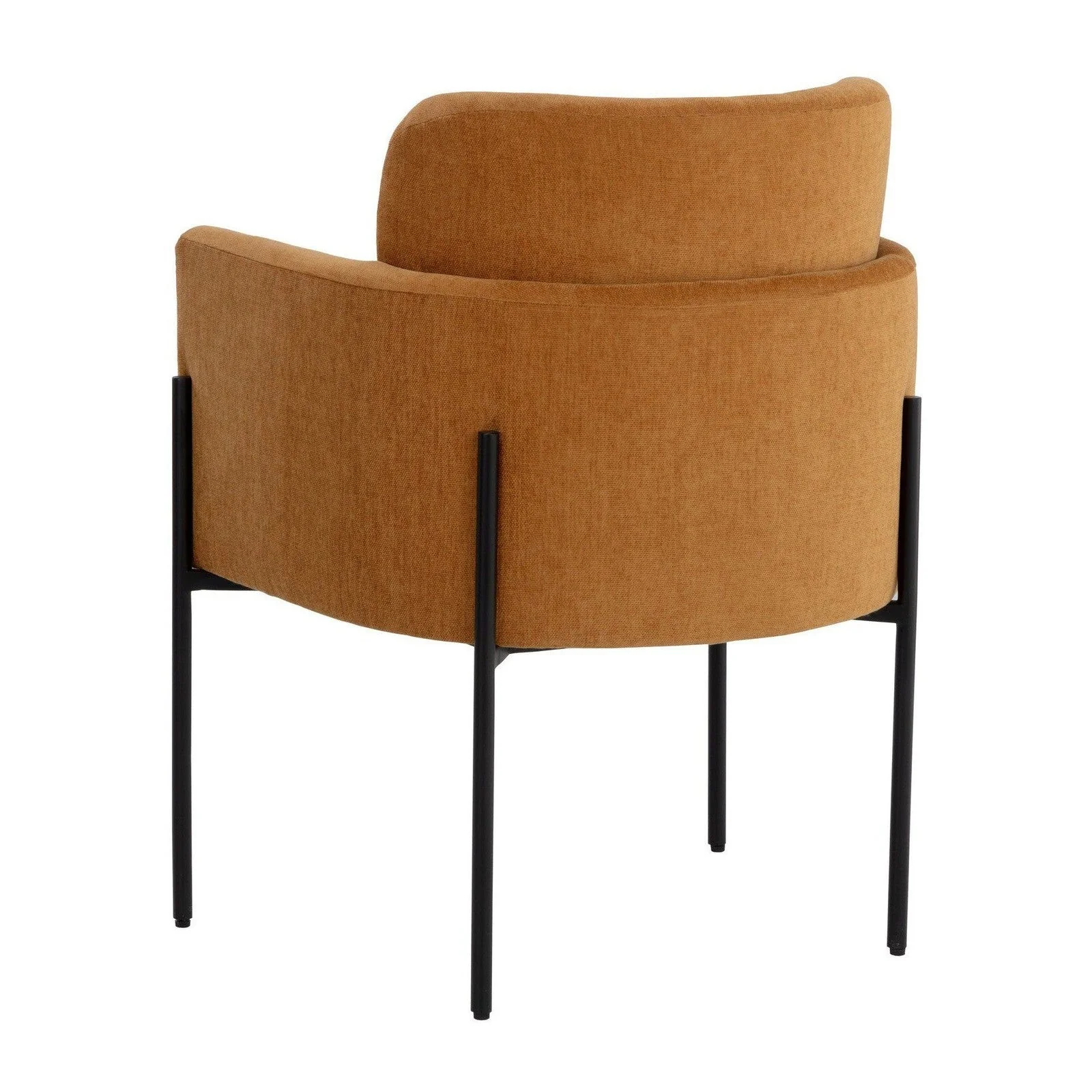 Sunpan Richie Dining Armchair - Black - Danny Amber Clearance - Image 4