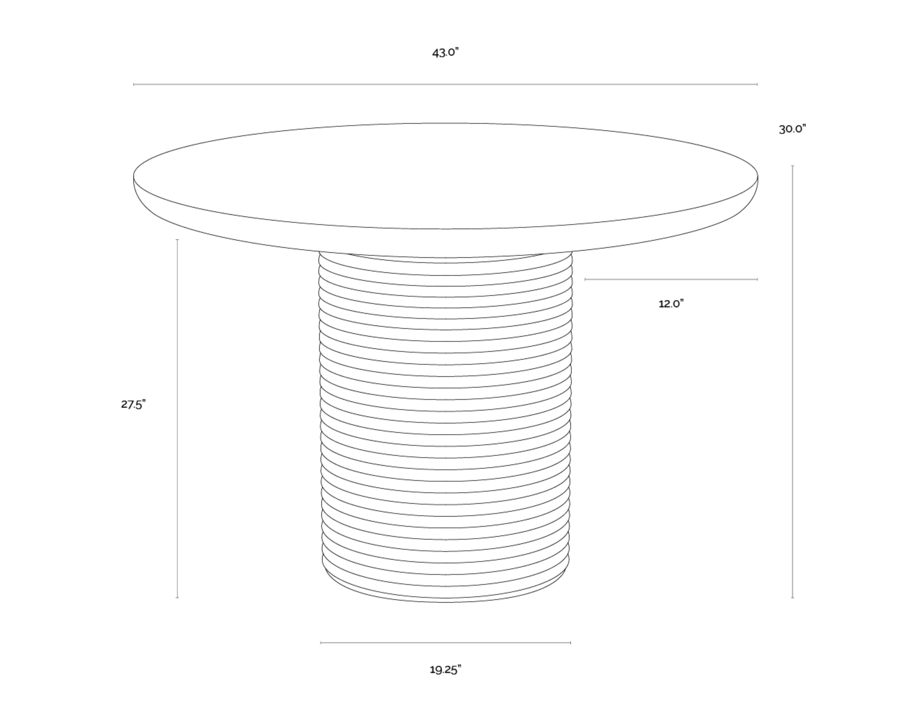 Sunpan Riva Dining Table - Image 9