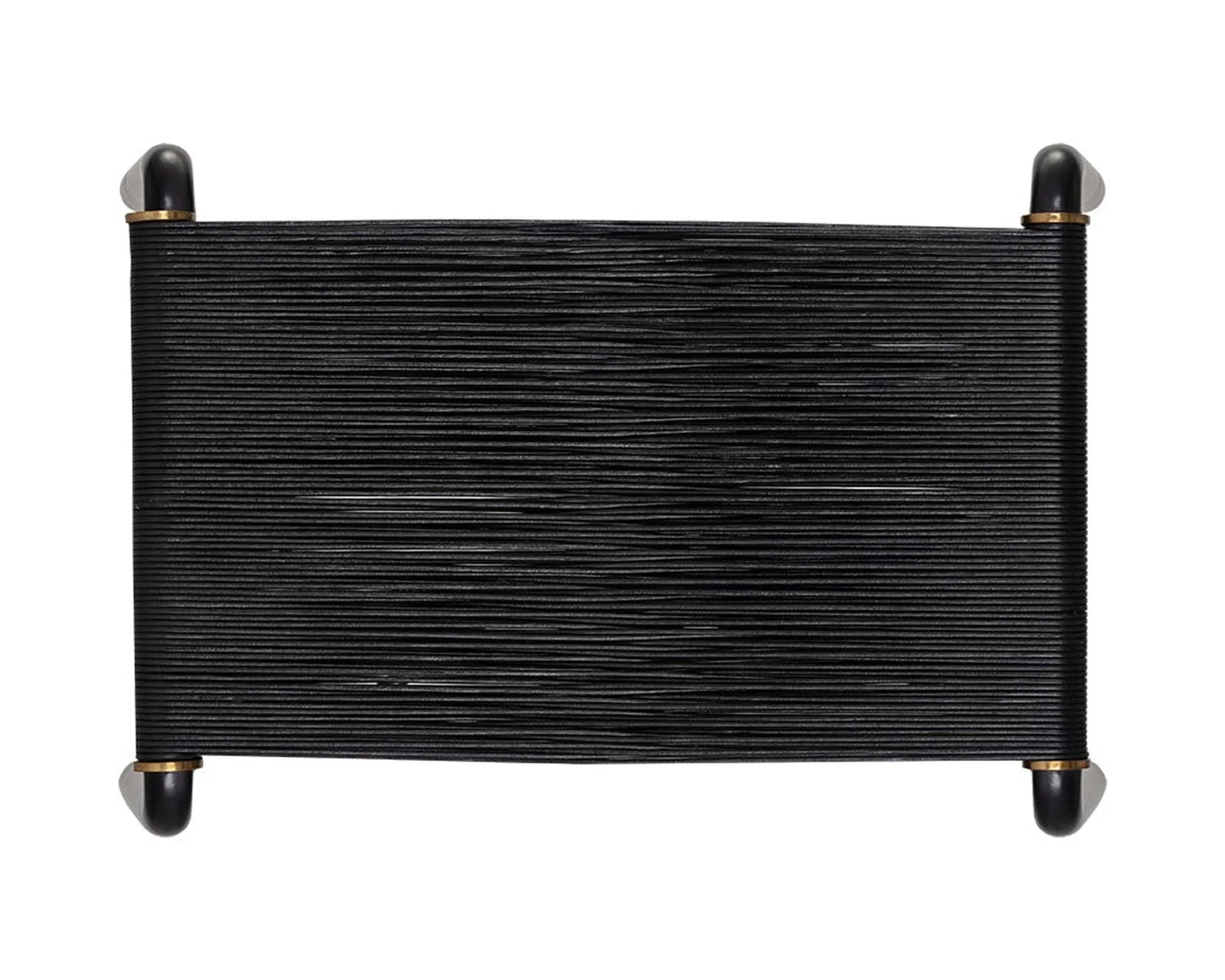 Sunpan Riz Stool - Black Leather - Image 3