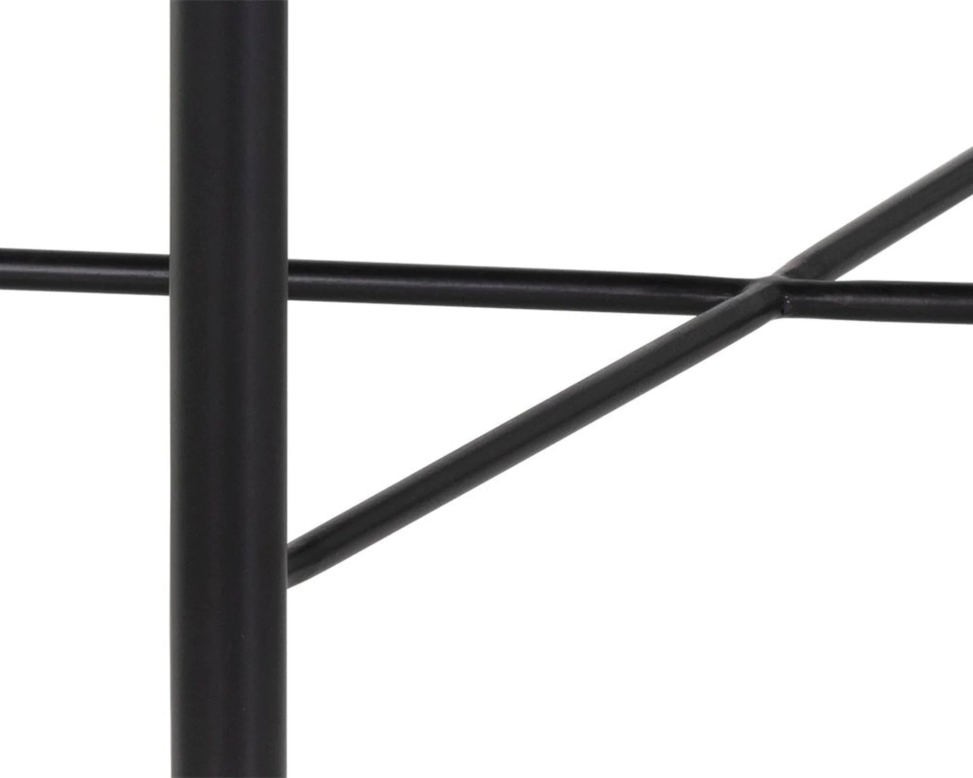 Sunpan Riz Stool - Black Leather - Image 5