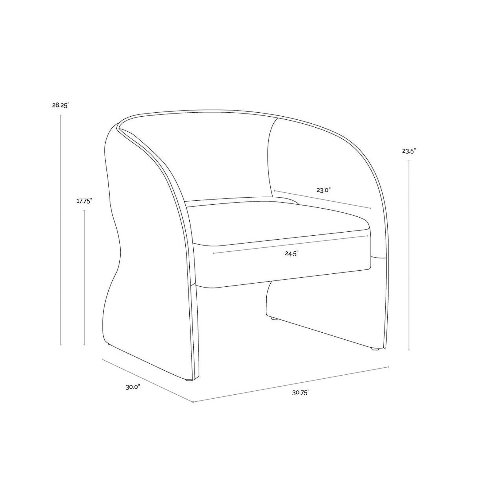 Sunpan Rosalia Lounge Chair - Image 25