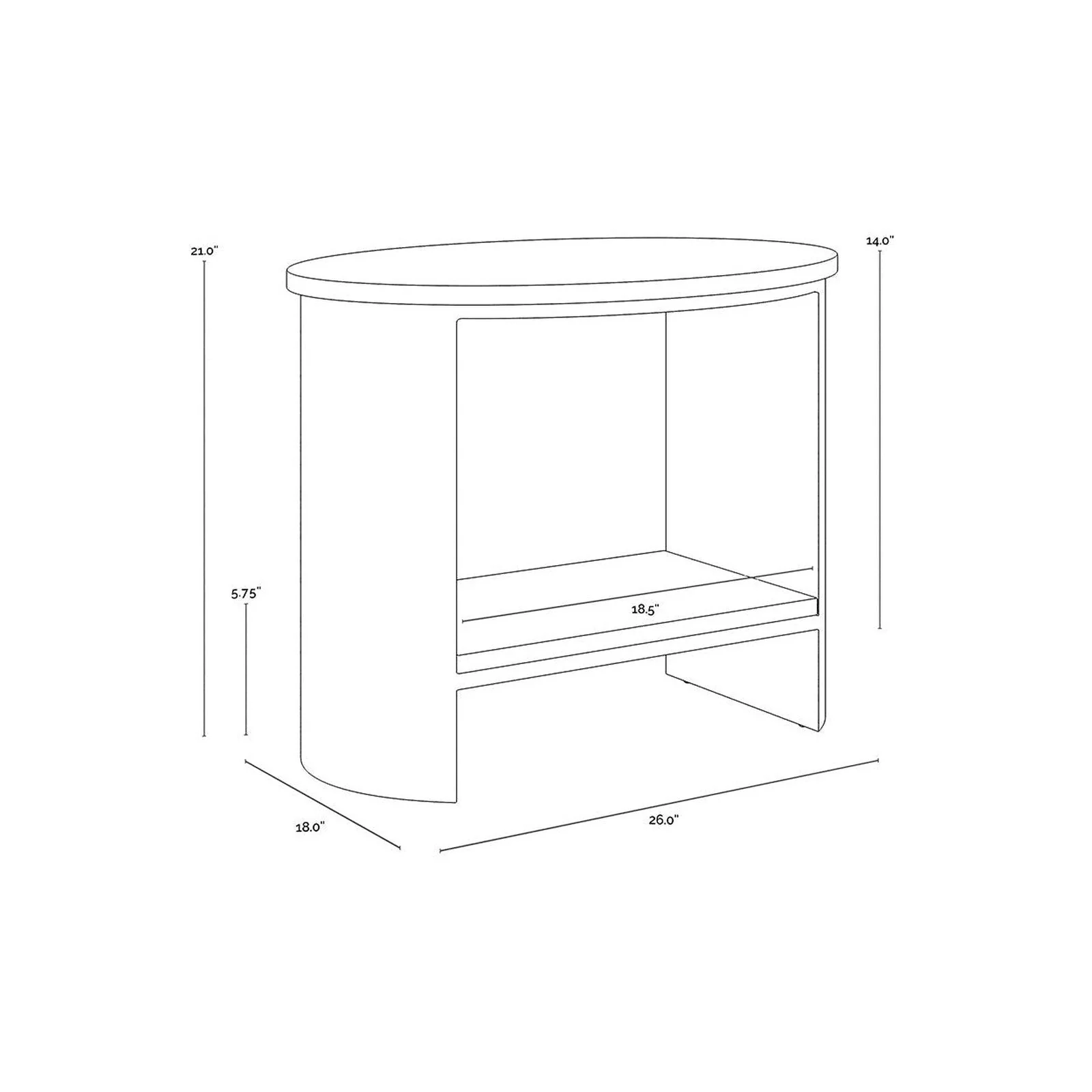 Sunpan Roshni Side Table - Image 7