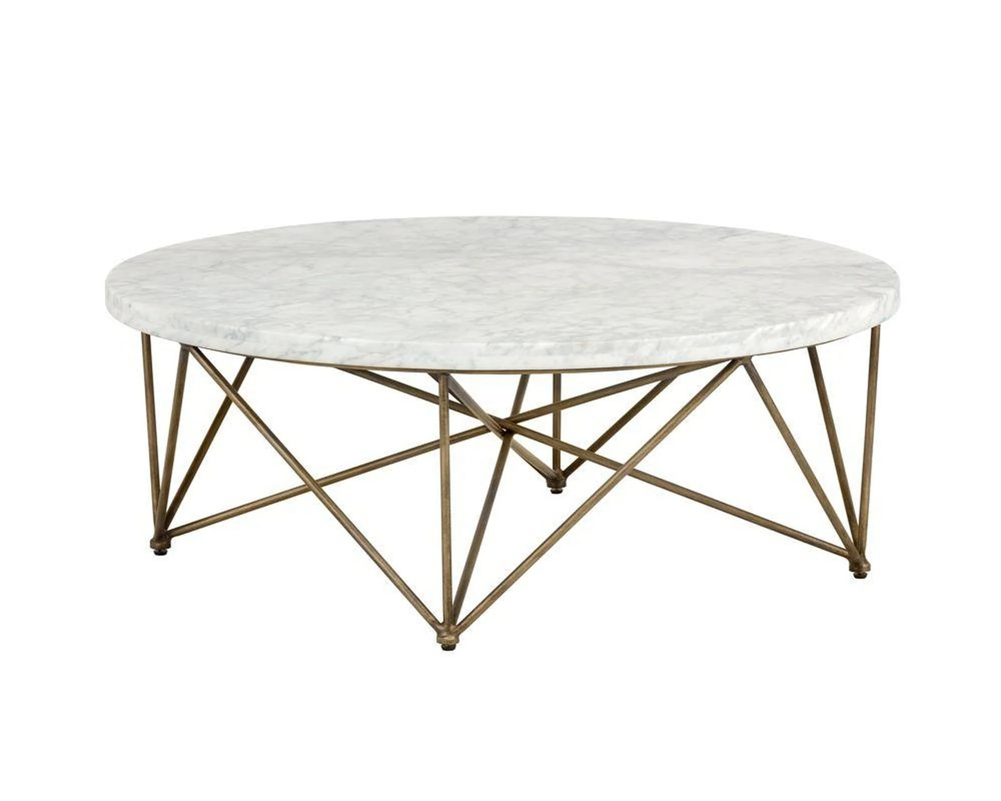 Sunpan Round Skyy Coffee Table Clearance - Image 2