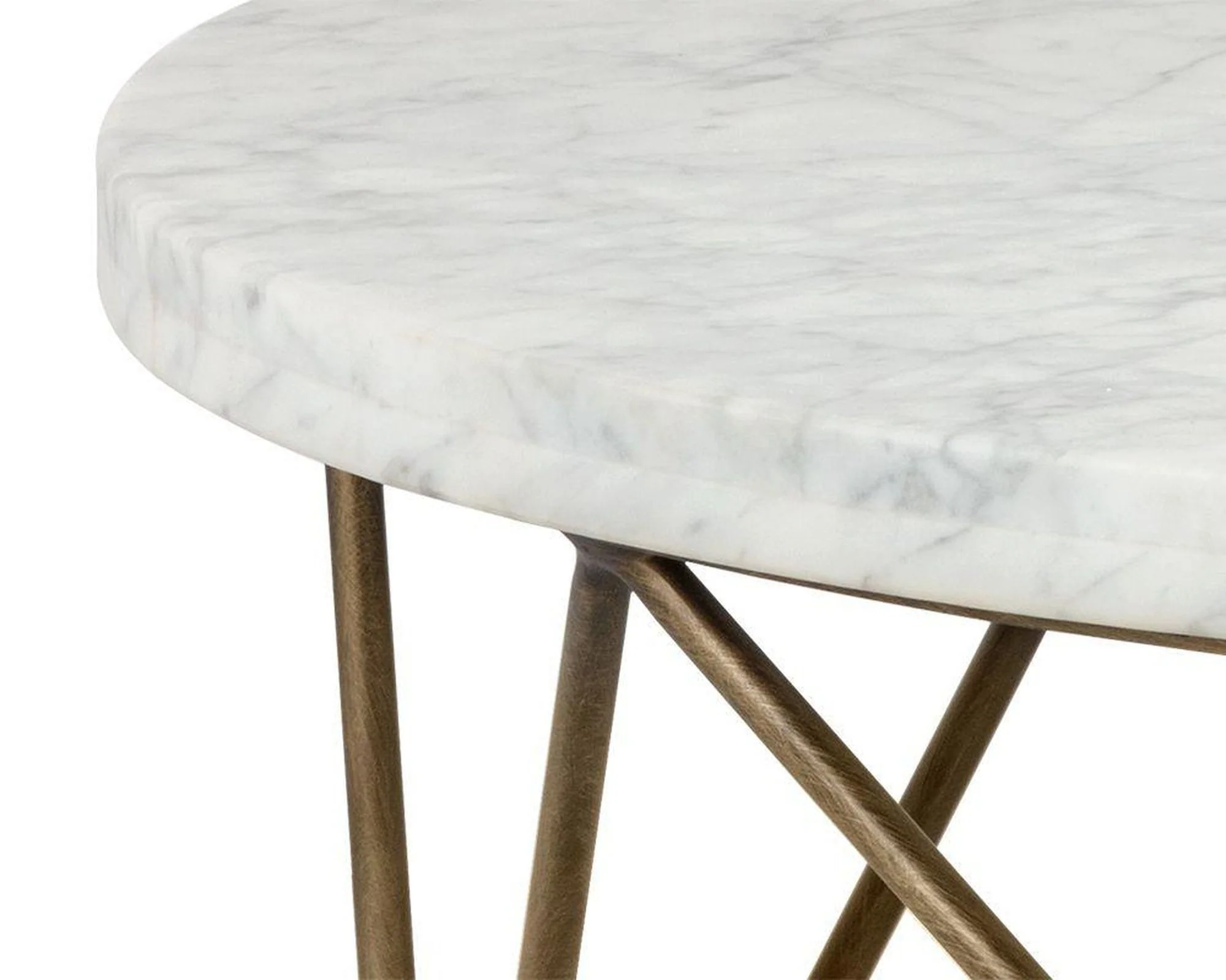 Sunpan Round Skyy Coffee Table Clearance - Image 5