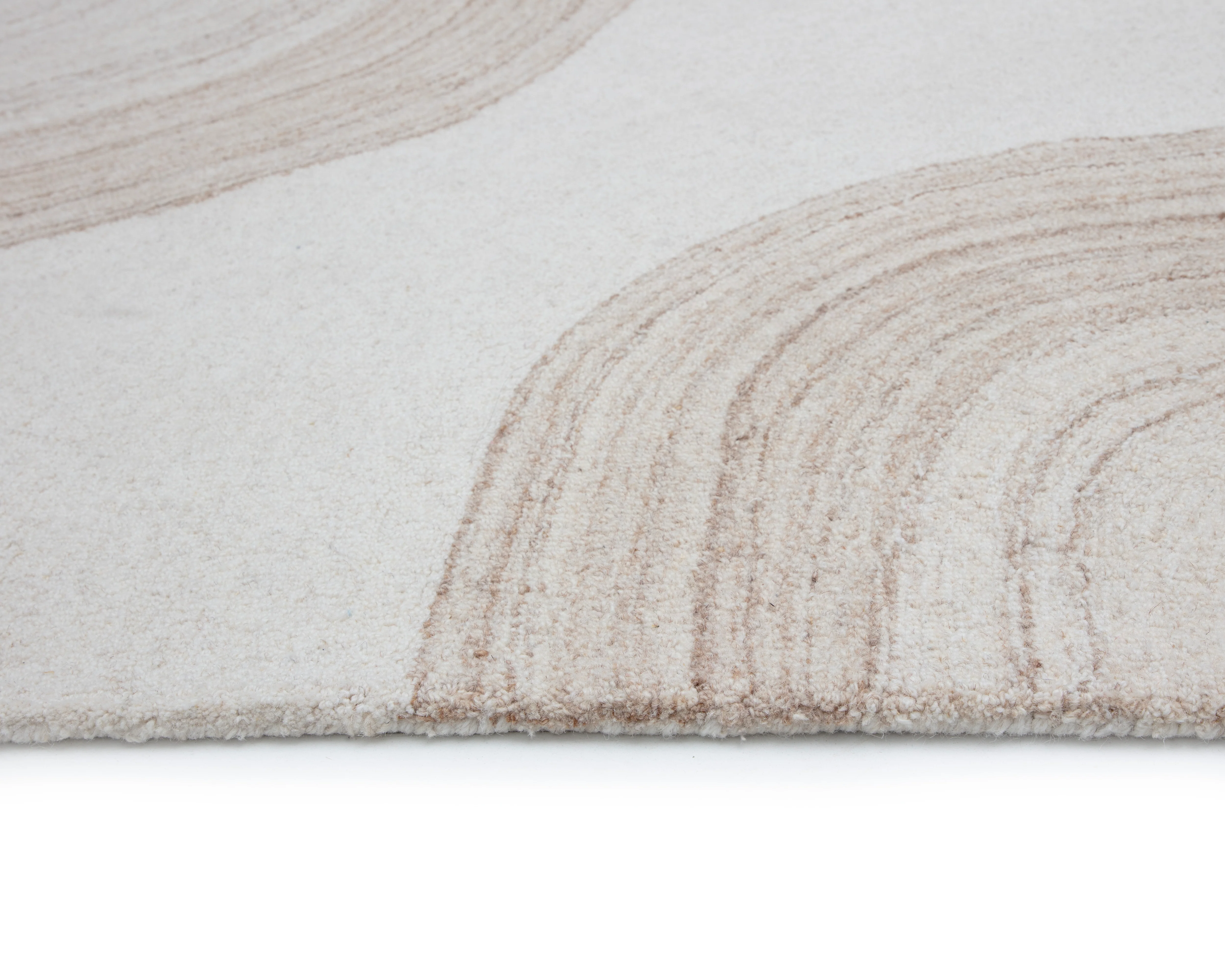Sunpan Sanibel Hand-Tufted Rug - Ivory / Beige - Image 4