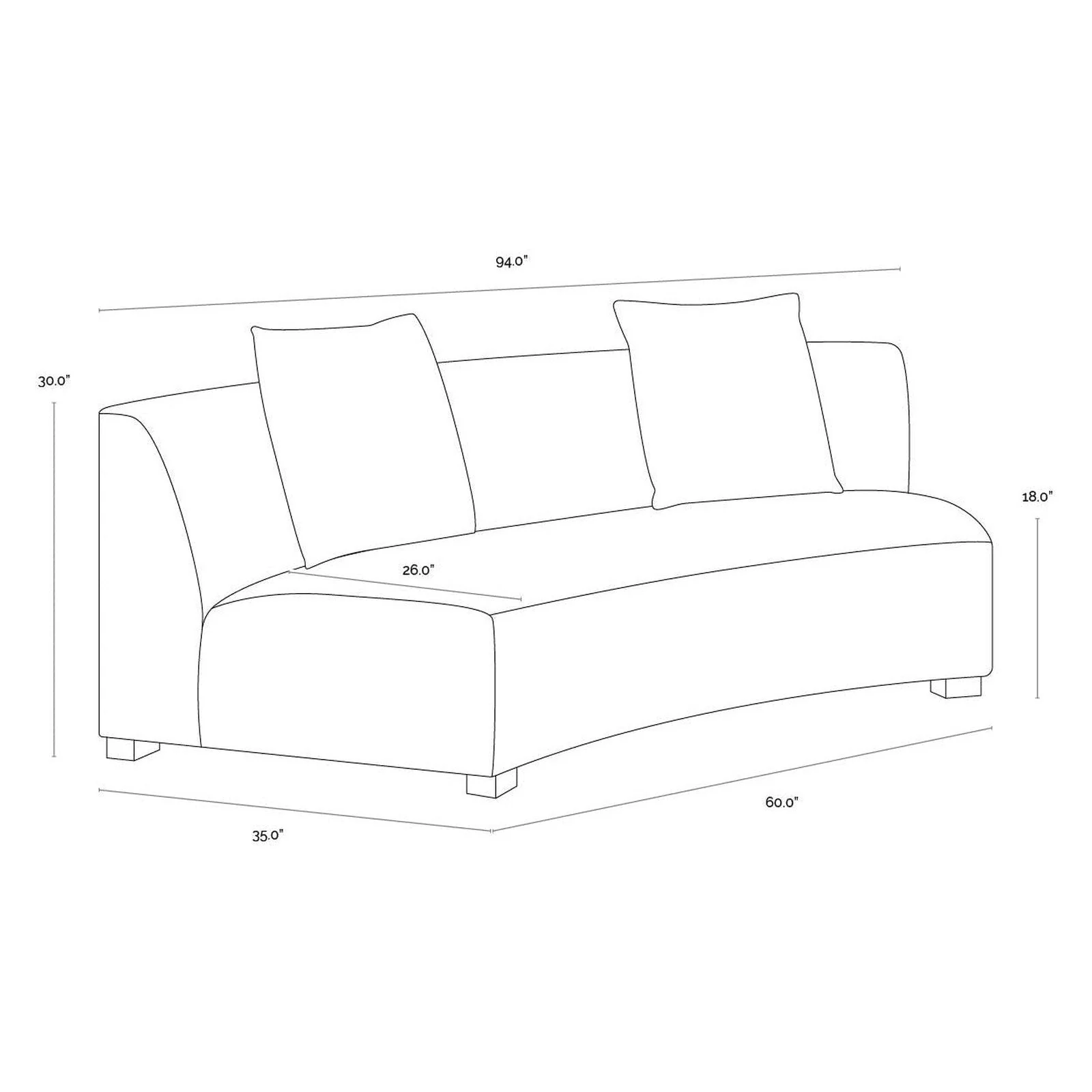 Sunpan Sarasota Modular Sofa - Image 6