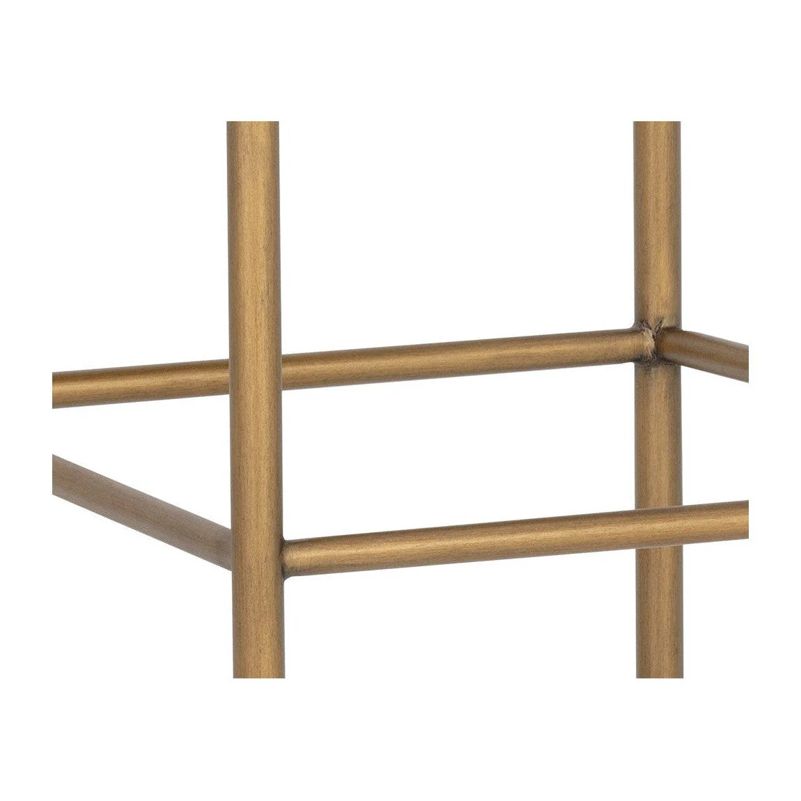 Sunpan Seneca Counter Stool - Antique Brass - Arena Navy - Image 5