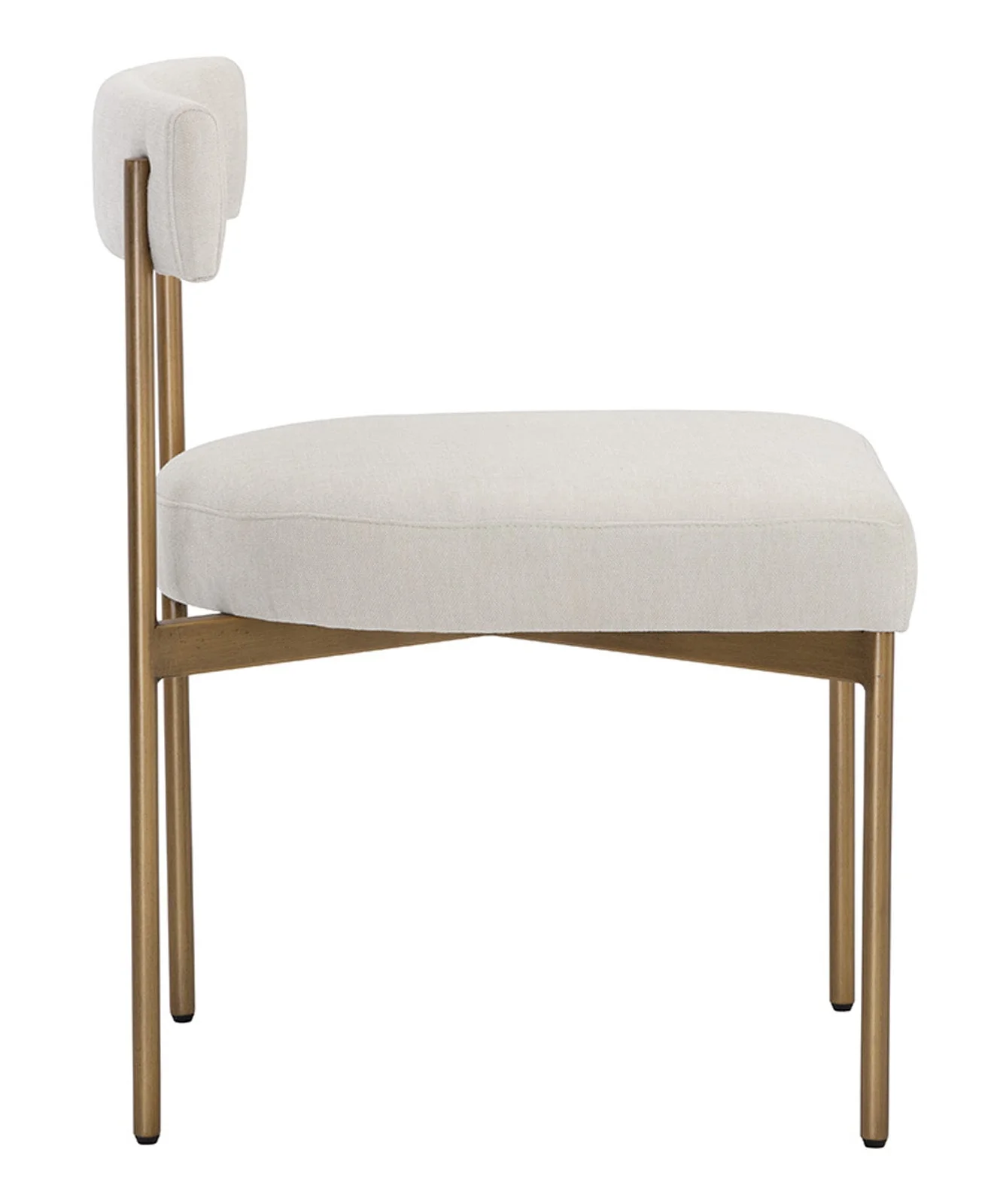 Sunpan Seneca Dining Chair - Antique Brass - Set of 2 - Image 4
