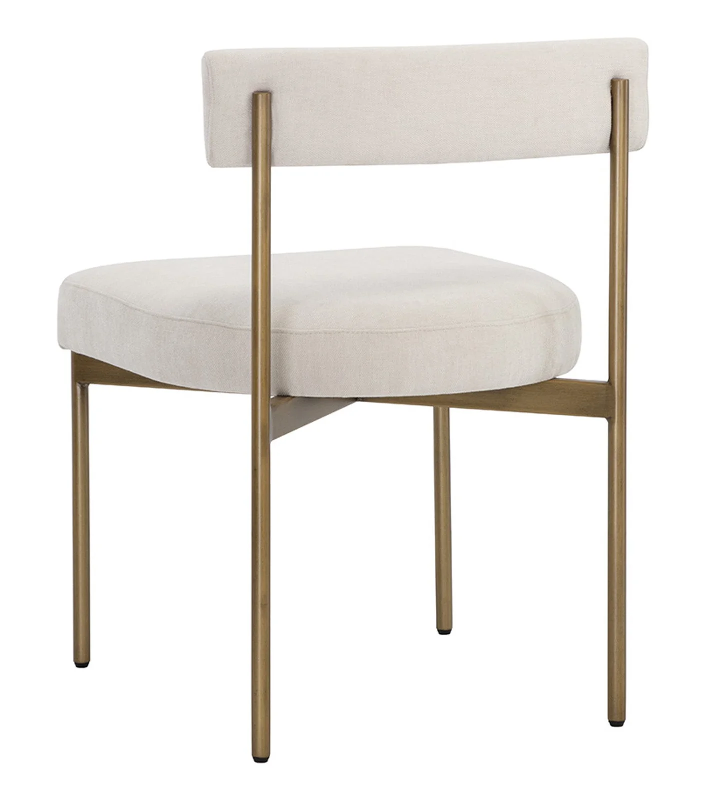 Sunpan Seneca Dining Chair - Antique Brass - Set of 2 - Image 5