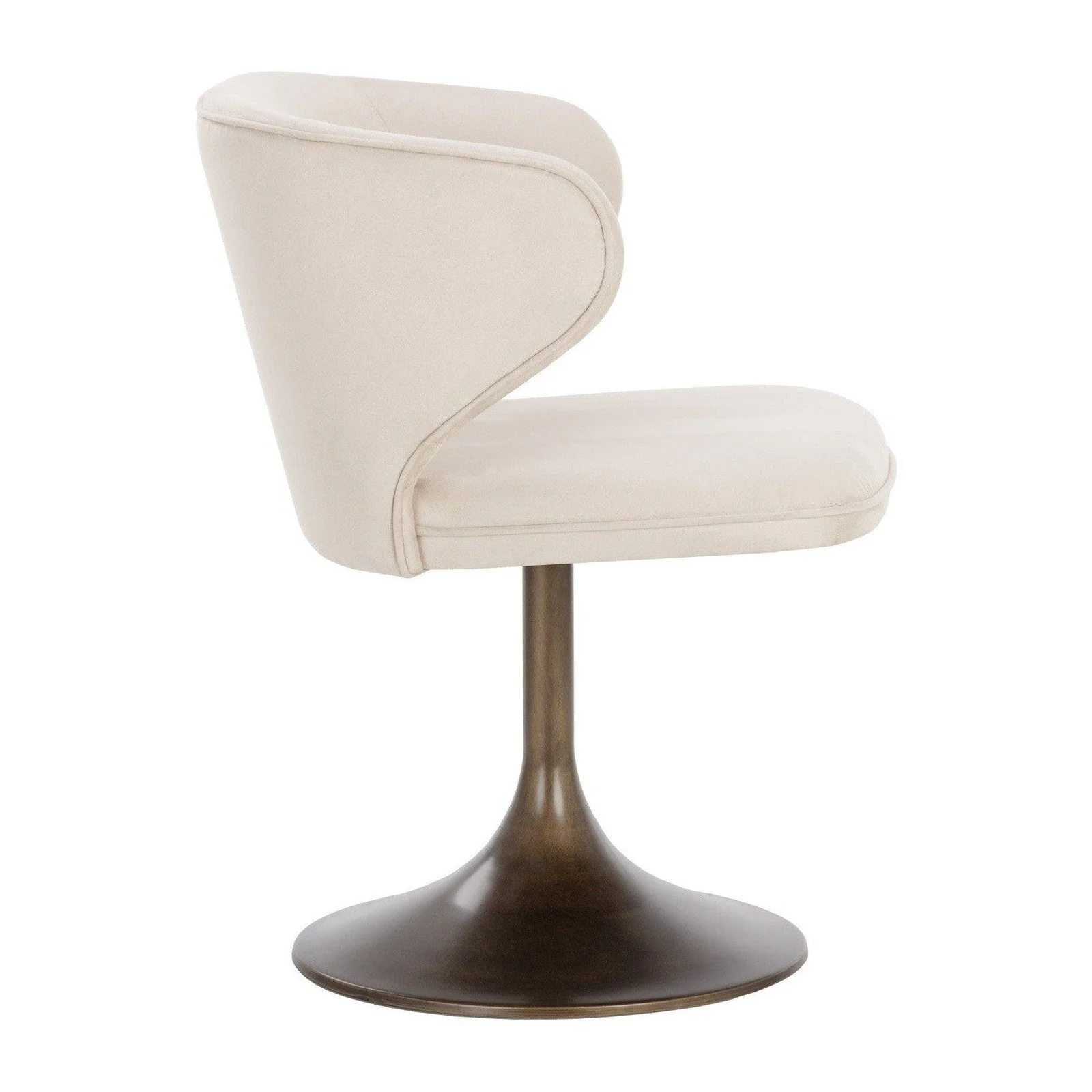 Sunpan Simone Swivel Dining Chair - Casablanca Cloud - Image 4