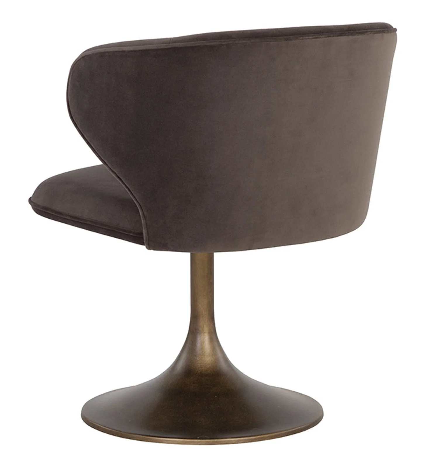 Sunpan Simone Swivel Dining Chair - Meg Ash - Image 5