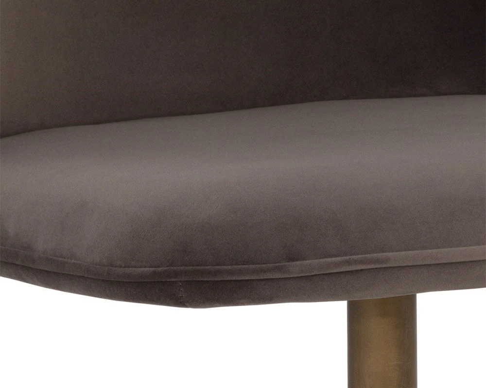 Sunpan Simone Swivel Dining Chair - Meg Ash - Image 6