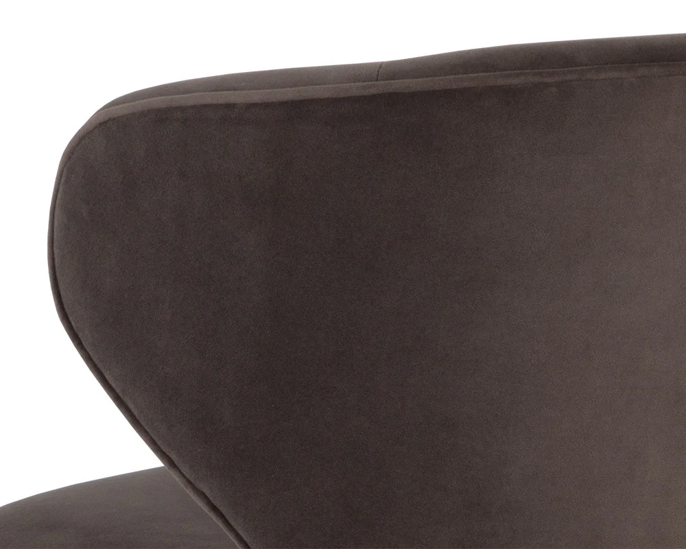 Sunpan Simone Swivel Dining Chair - Meg Ash - Image 8