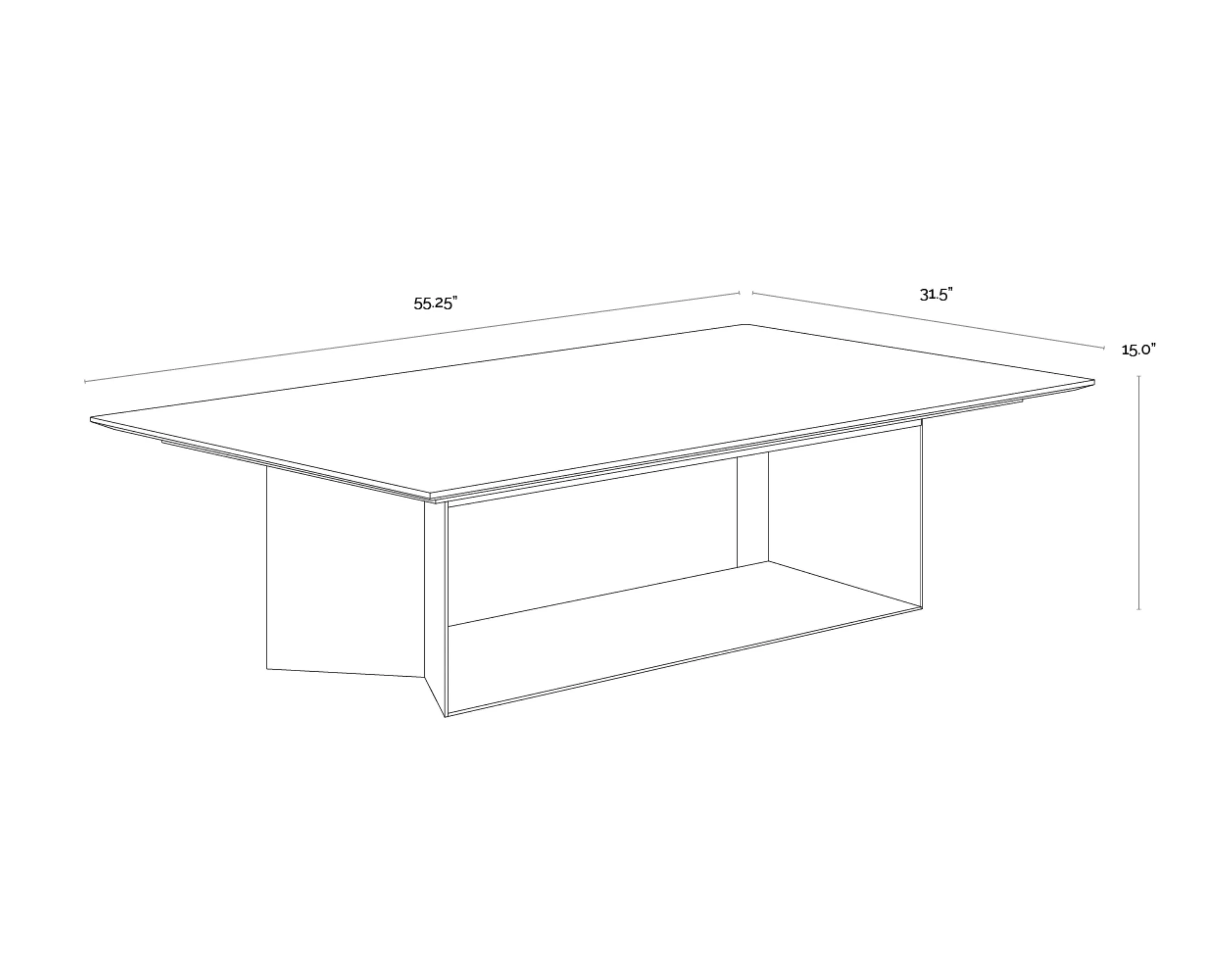 Sunpan Soleen Coffee Table - Image 6