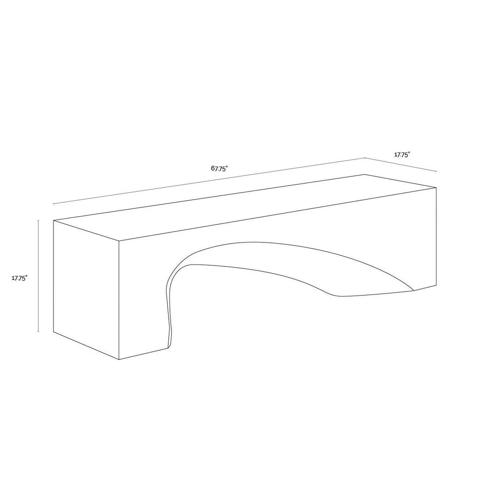 Sunpan Soma Bench - Image 9
