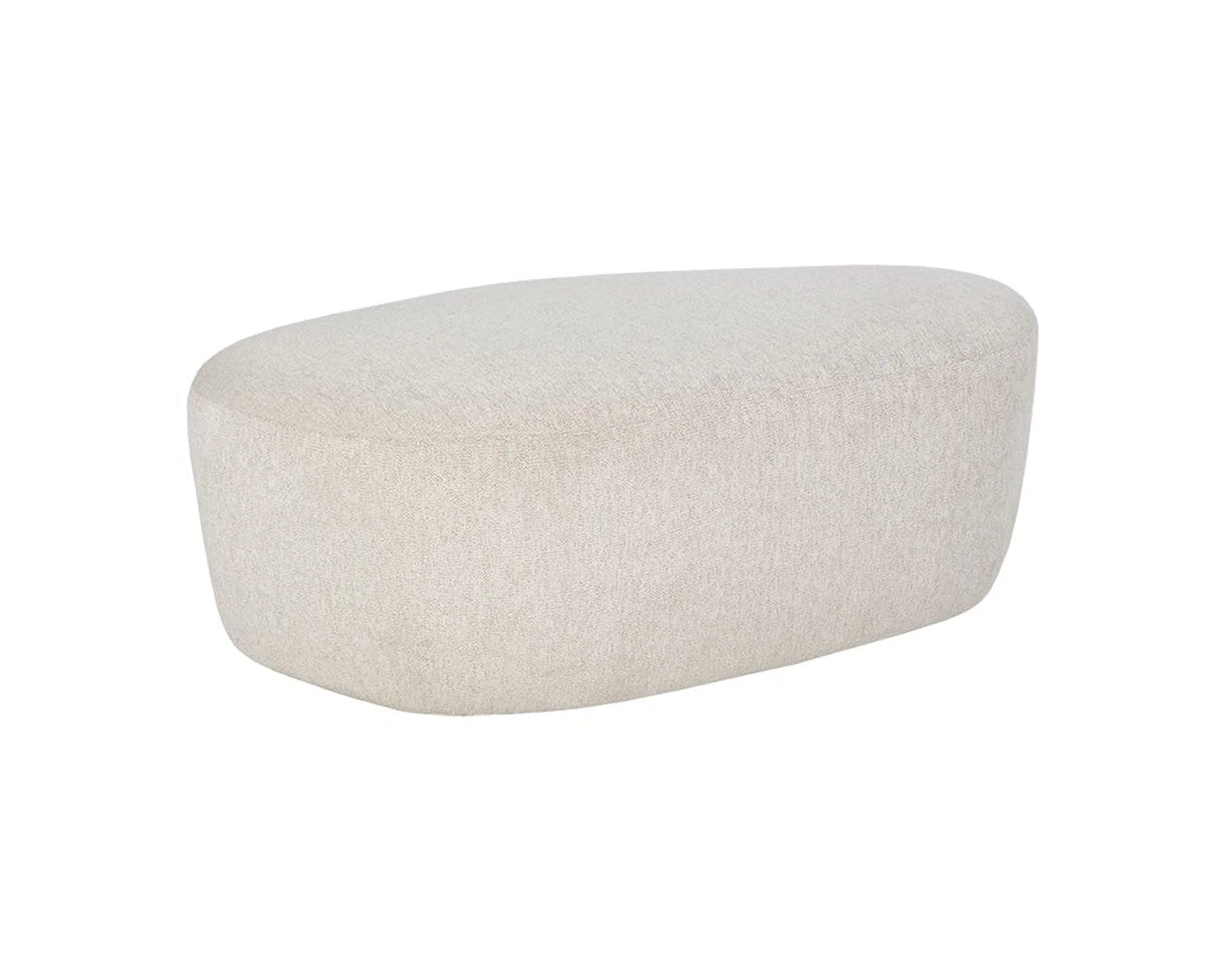 Sunpan Soraya Ottoman - Dove Cream - Image 2