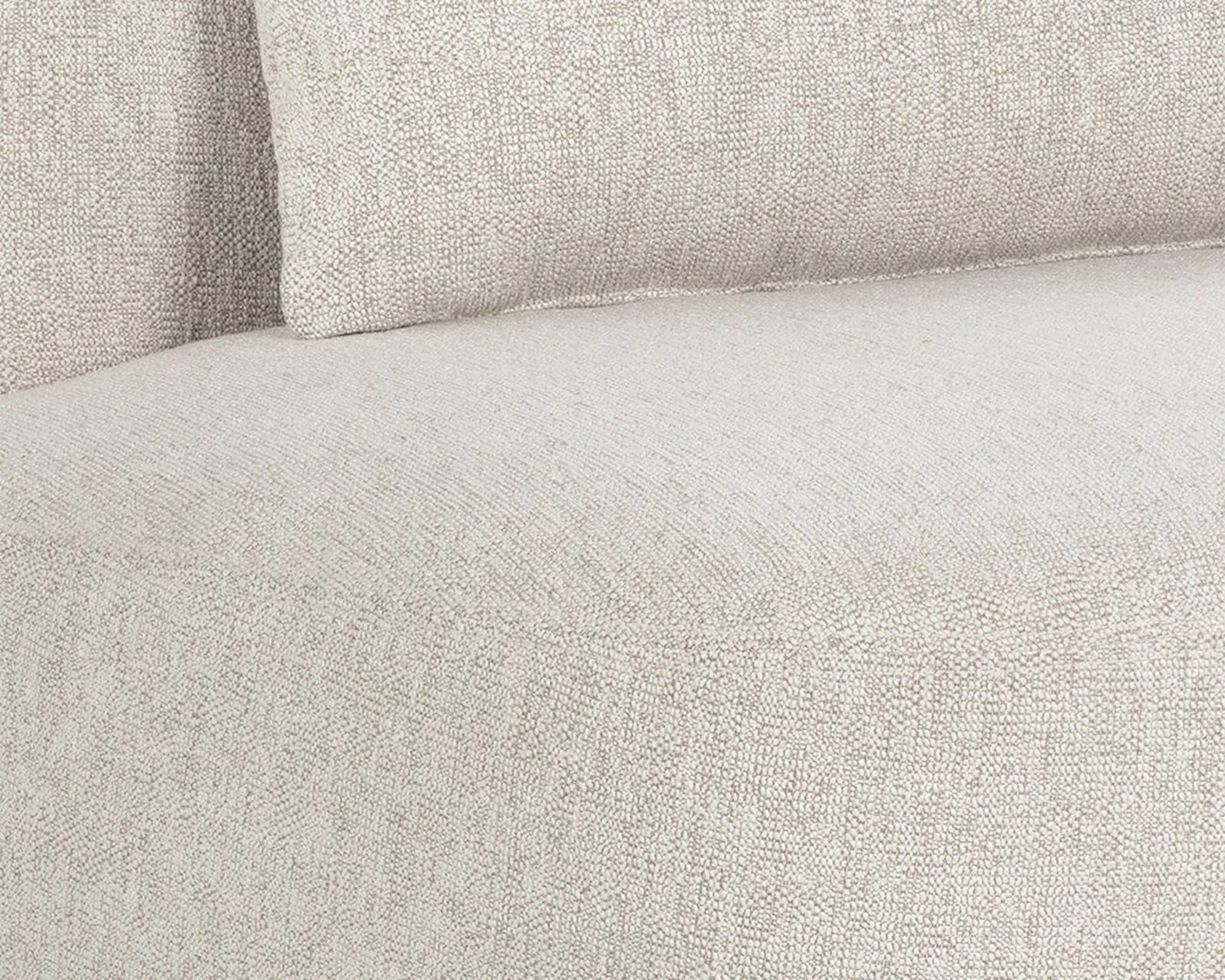Sunpan Soraya Swivel Armless Chair - Dove Cream Clearance - Image 5