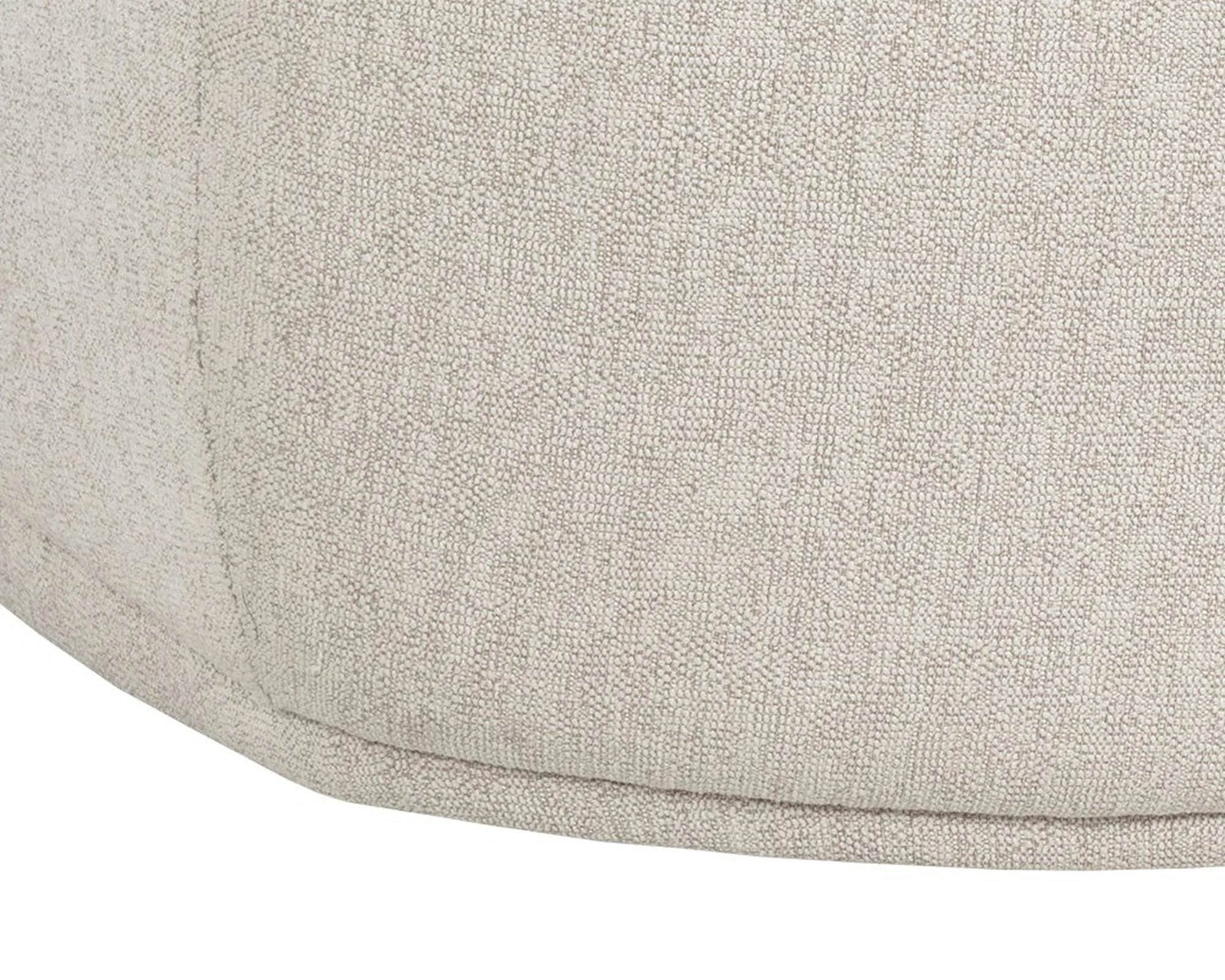 Sunpan Soraya Swivel Armless Chair - Dove Cream Clearance - Image 7