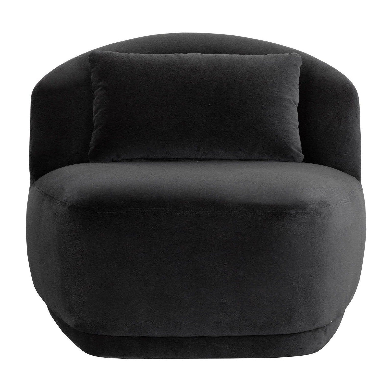 Sunpan Soraya Swivel Armless Chair - Shadow Grey Clearance - Image 2