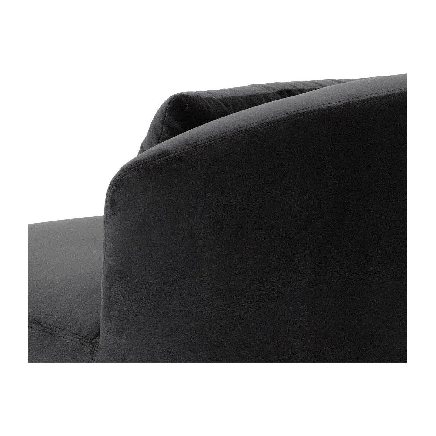 Sunpan Soraya Swivel Armless Chair - Shadow Grey Clearance - Image 5