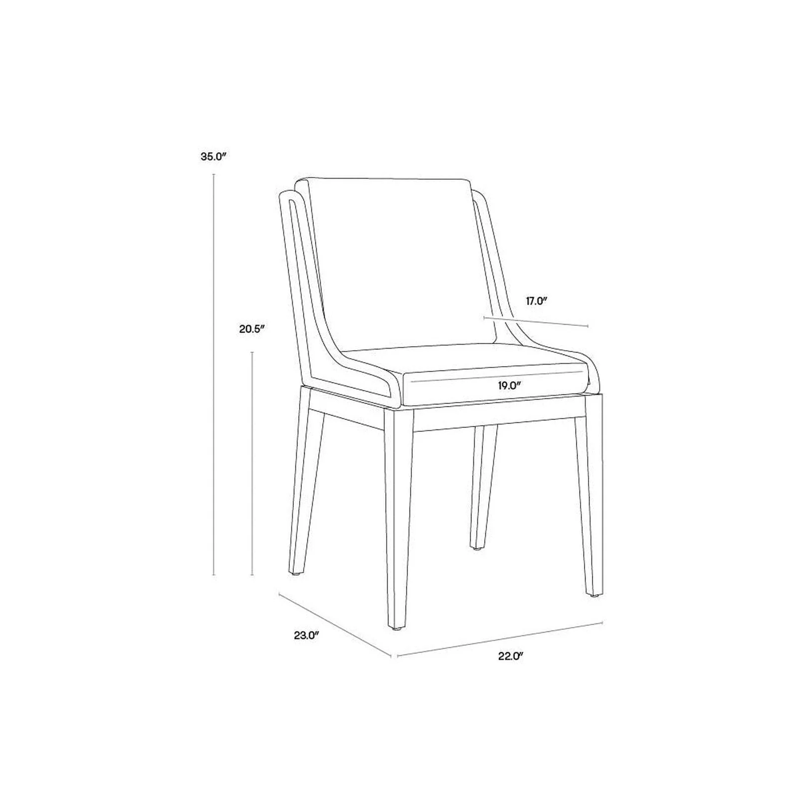 Sunpan Sorrento Dining Chair - Image 35