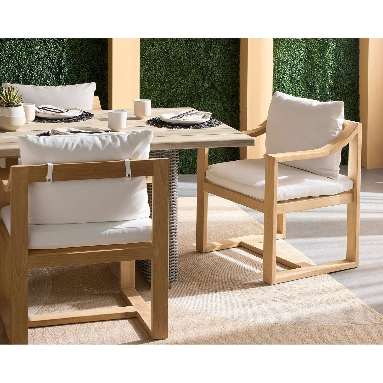 Sunpan Tahiti Dining Armchair Clearance - Image 5